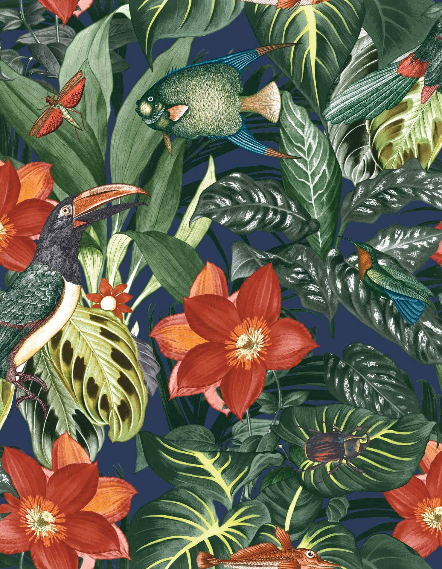 Tapeta egzotyczna Hohenberger 26743 Palau Tropical