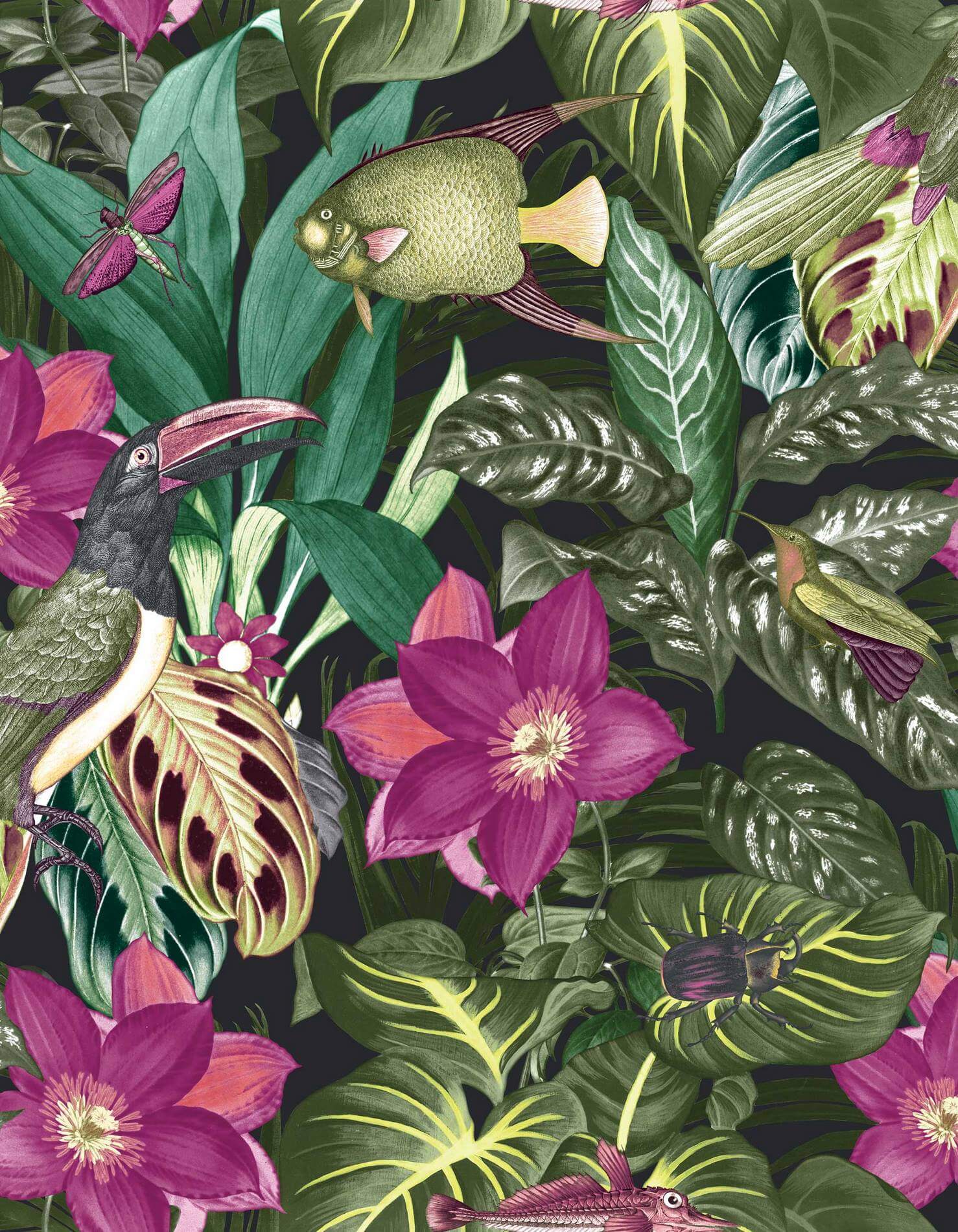 Tapeta egzotyczna Hohenberger 26744 Palau Tropical