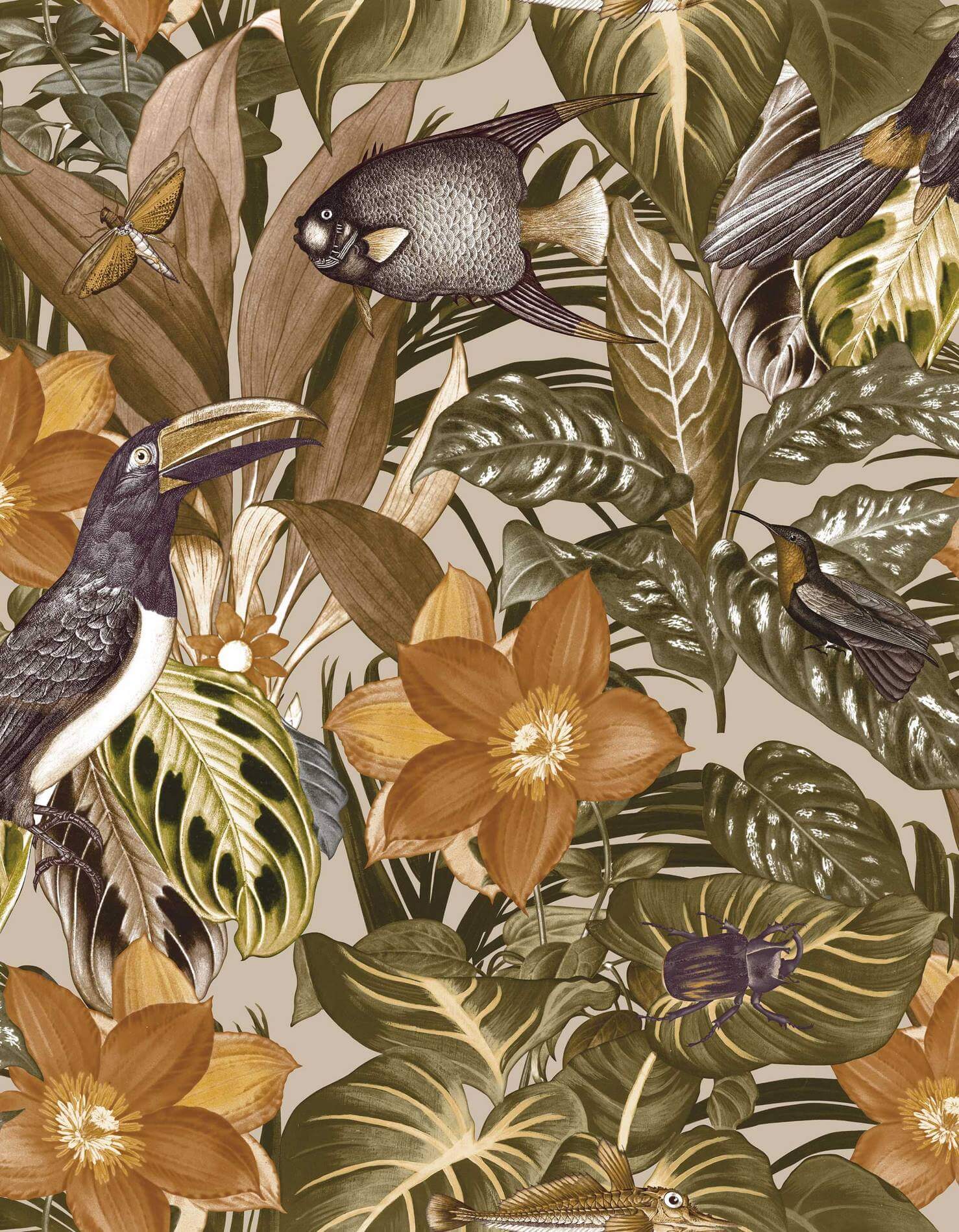 Tapeta egzotyczna Hohenberger 26748 Palau Tropical