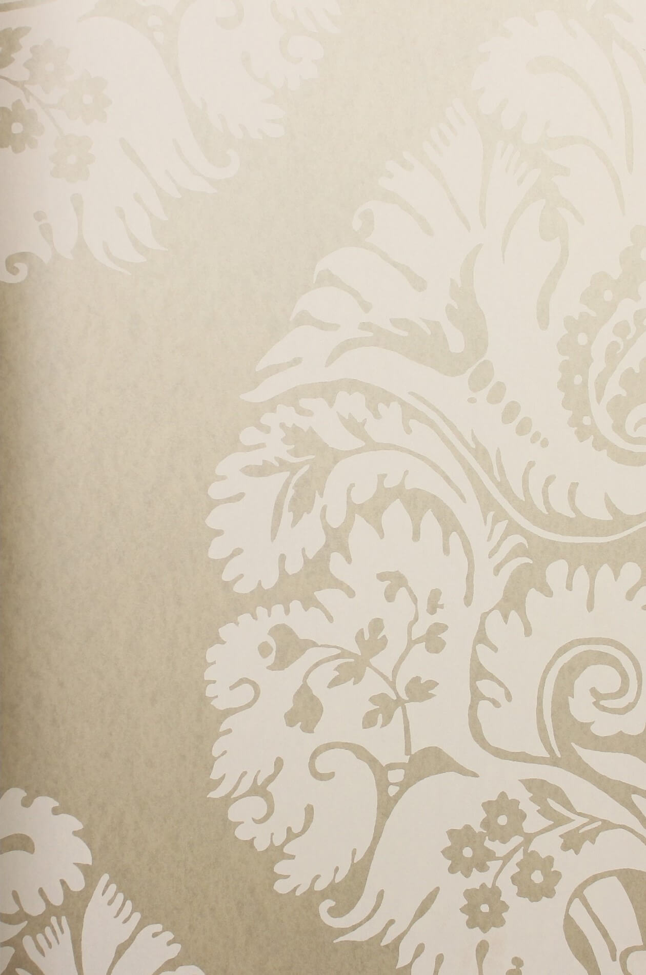Tapeta z adamaszkiem York KT2142 Teardrop Damask 24 Karat