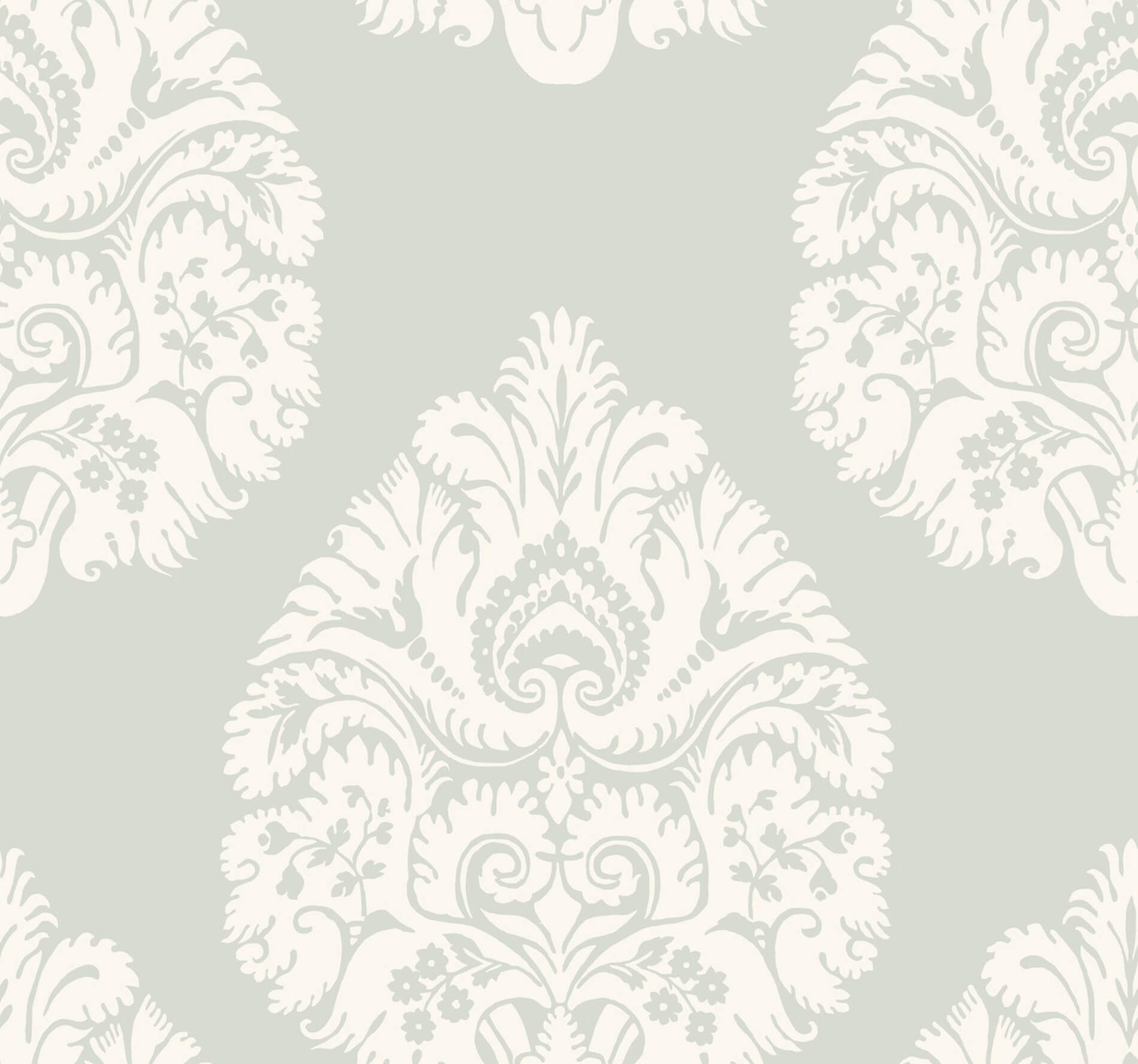 Tapeta z adamaszkiem York KT2145 Teardrop Damask 24 Karat