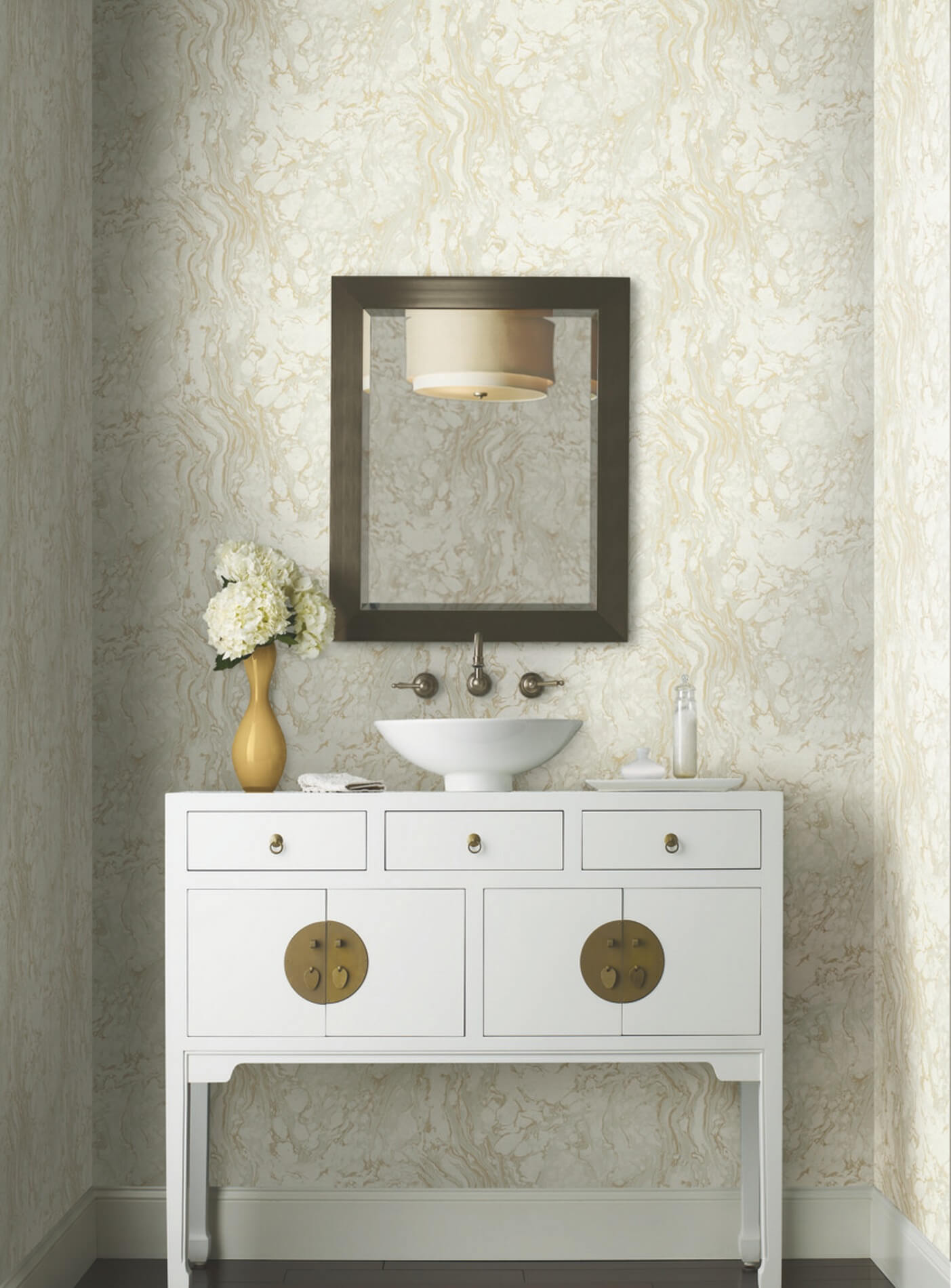 Tapeta marmur York KT2223 Polished Marble 24 Karat