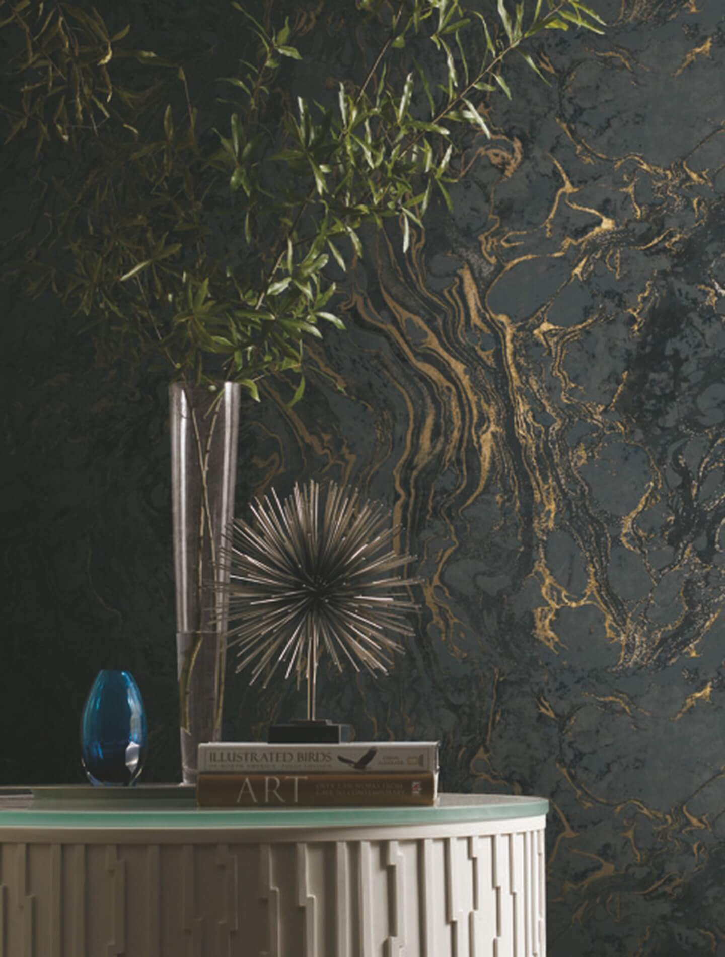 Tapeta marmur York KT2224 Polished Marble 24 Karat