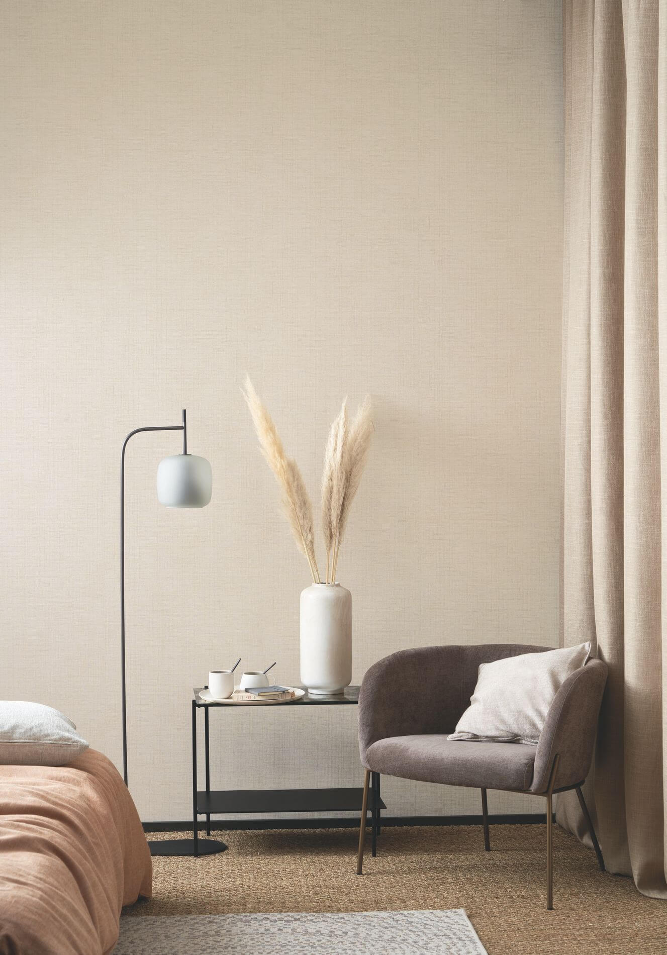 Tapeta jak tkanina Casadeco TISA 85849191 Uni Tissage