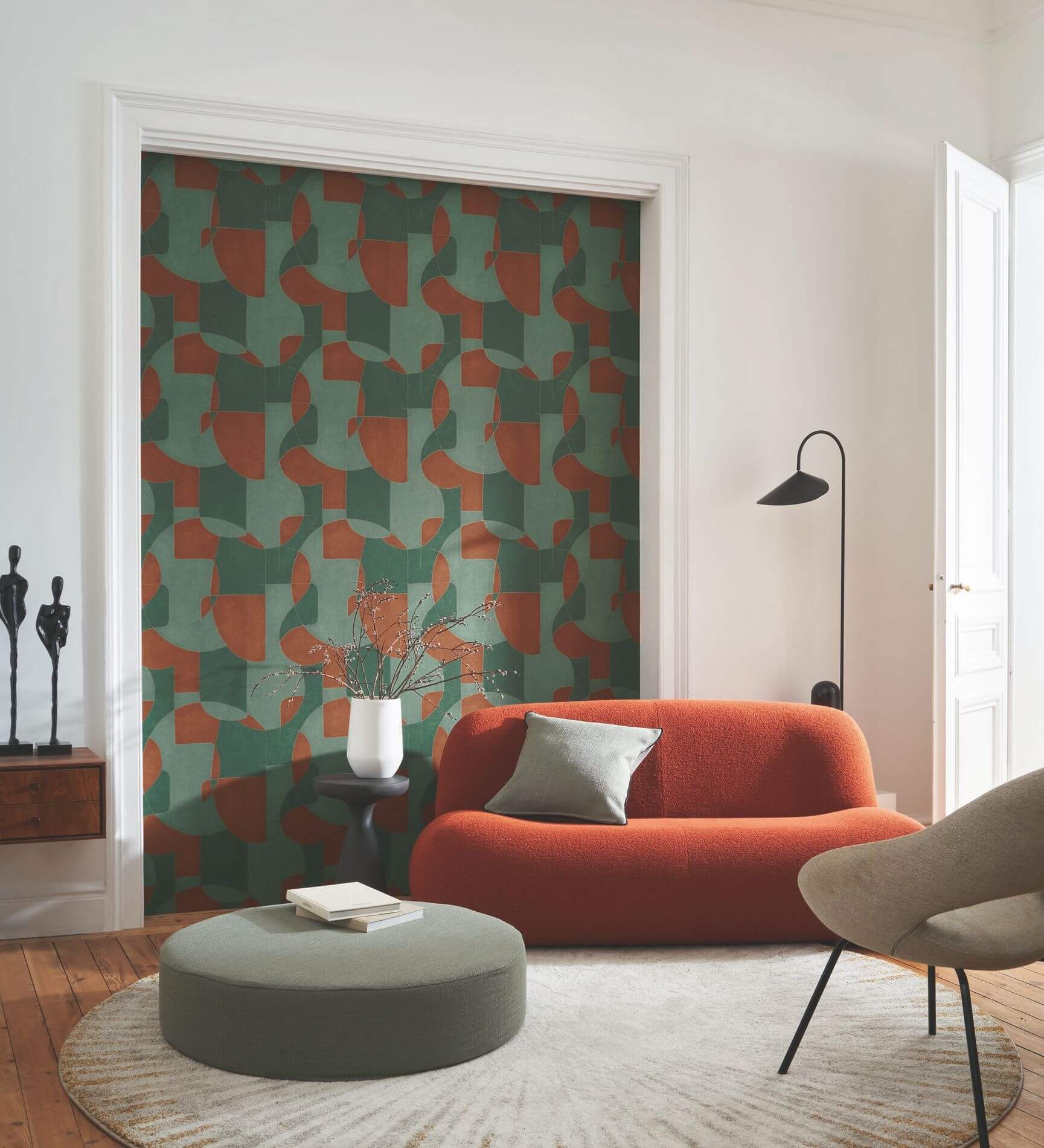 Tapeta abstrakcyjna Casadeco GLRY 86091302 Op'Art Gallery