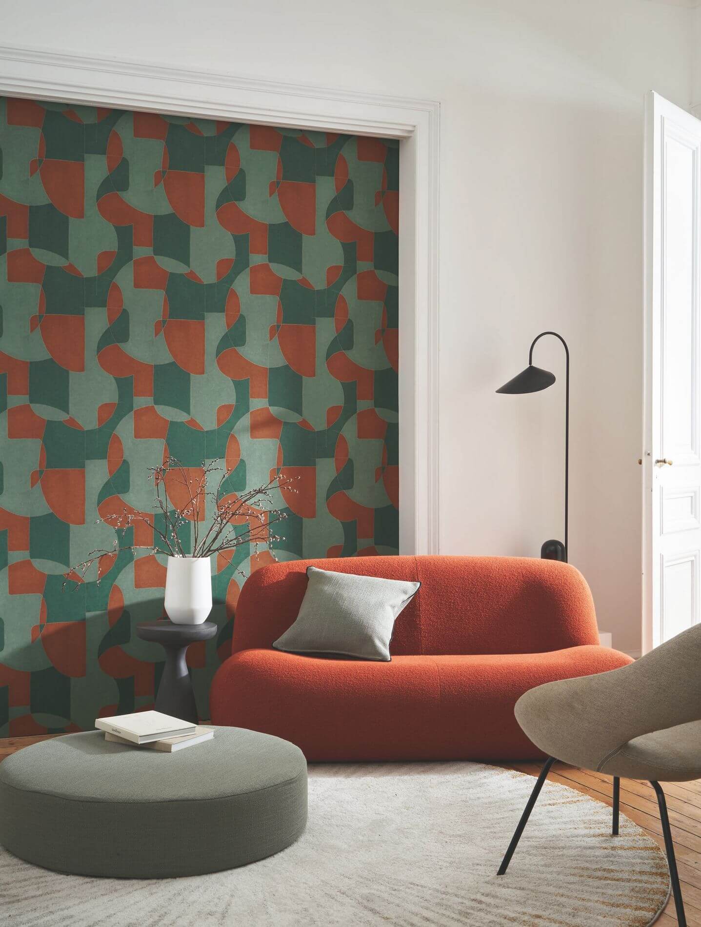 Tapeta abstrakcyjna Casadeco GLRY 86096211 Op'Art Gallery