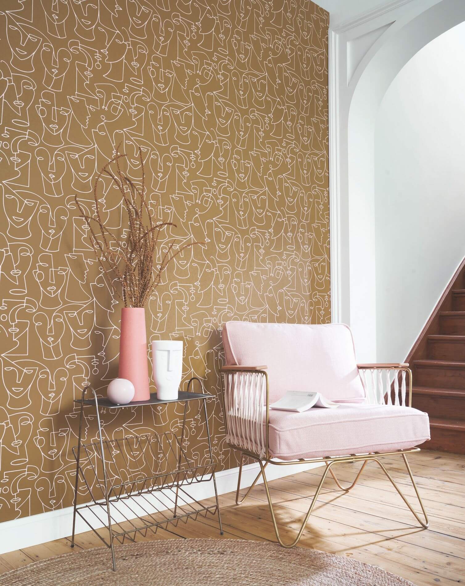 Tapeta twarze Casadeco GLRY 86164212 Portrait Gallery