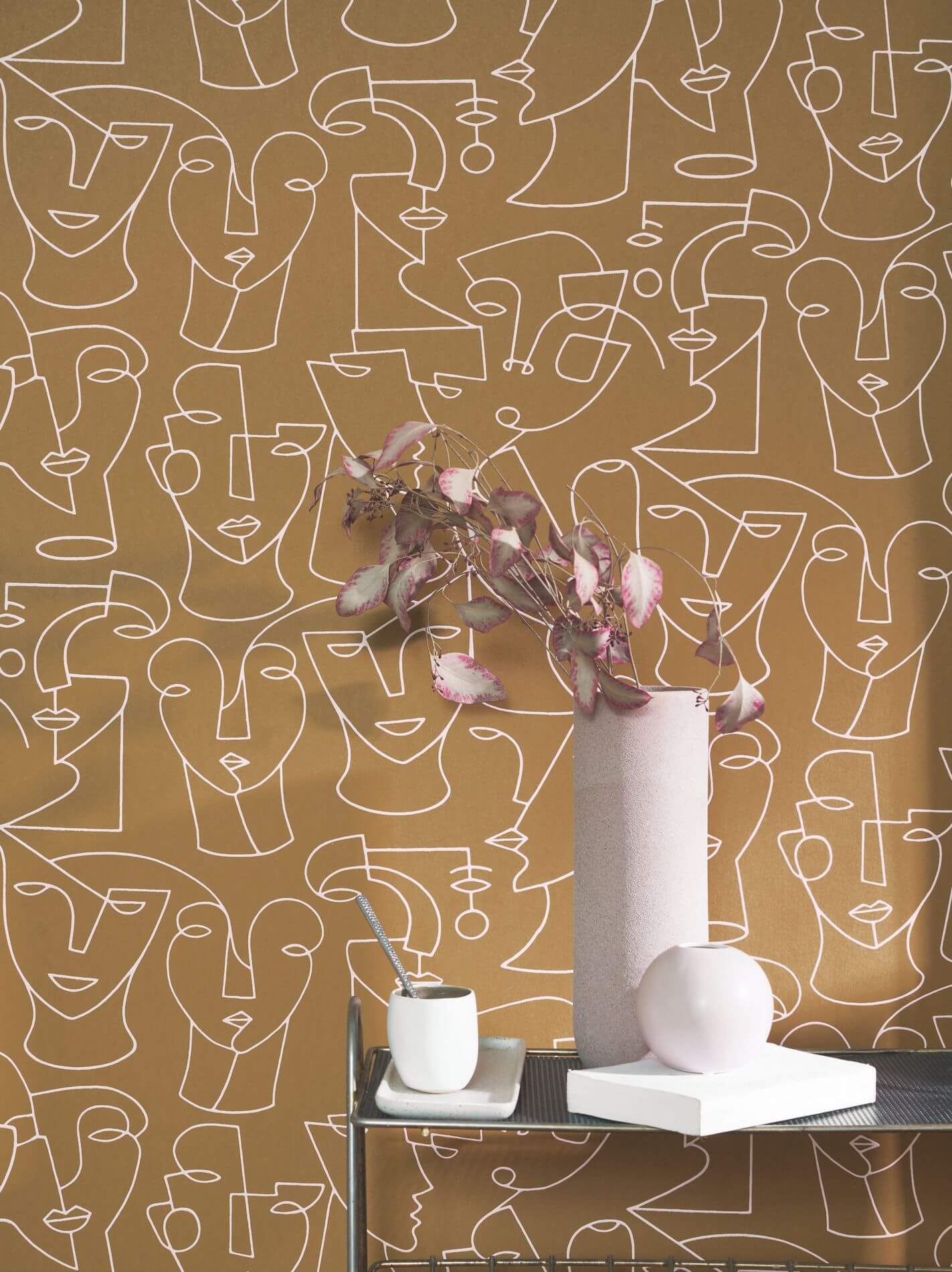 Tapeta twarze Casadeco GLRY 86164212 Portrait Gallery