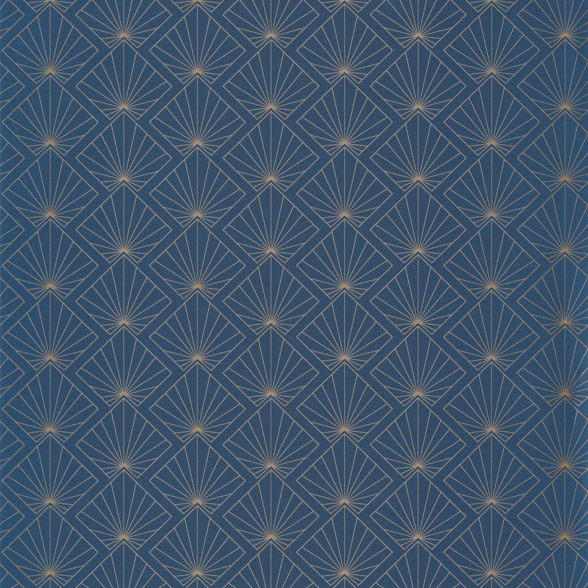 Tapeta w stylu Art-Deco Caselio ONB 101236221 Sunrise Only Blue