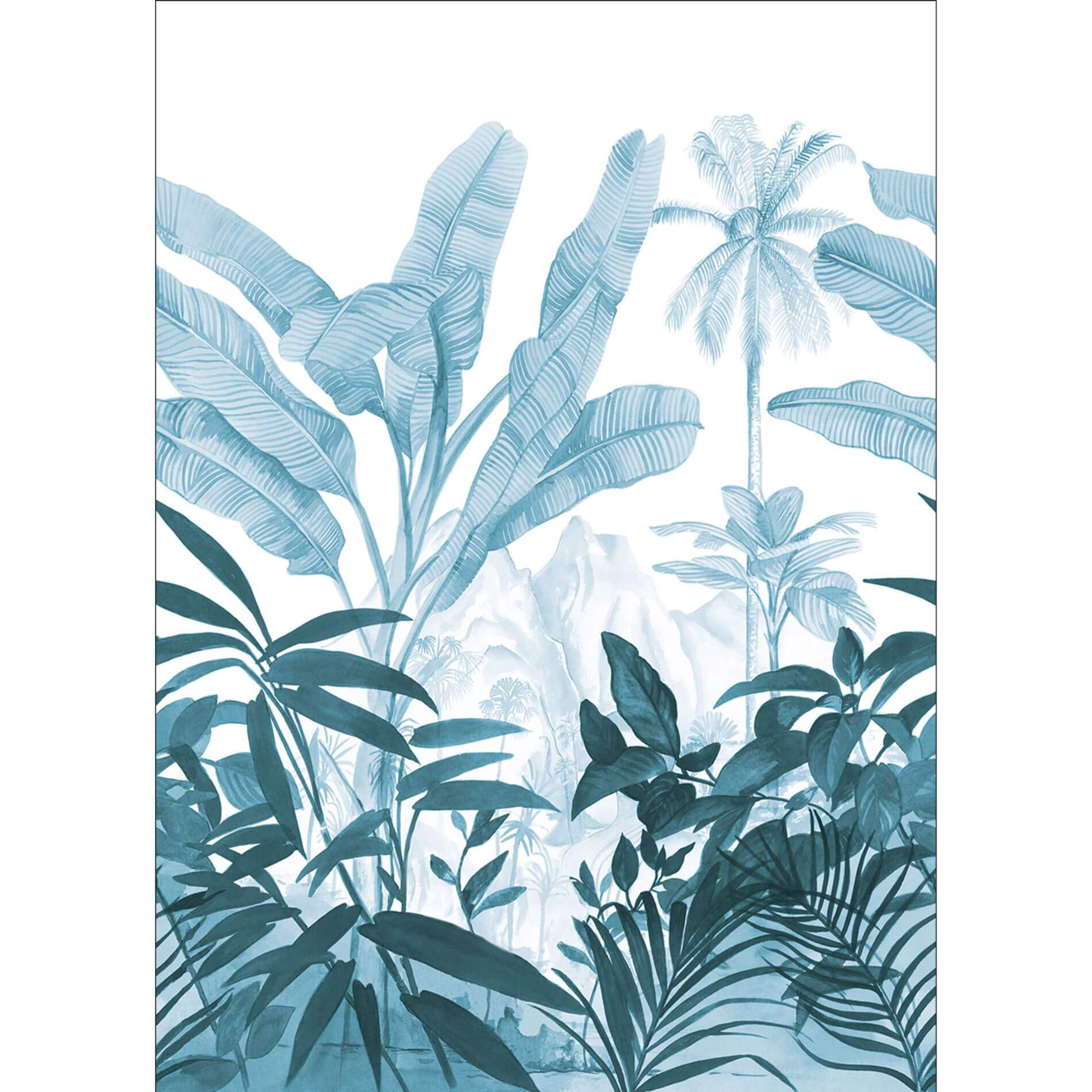 Mural egzotyczny krajobraz Caselio ONB 102506166 Wild And Secret Only Blue