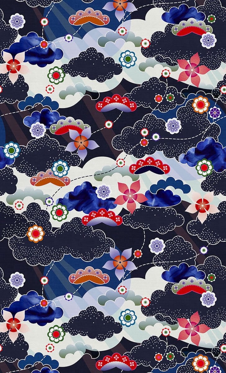 Tapeta orientalna London Art 10MW_1 Kyoto Wanderlust