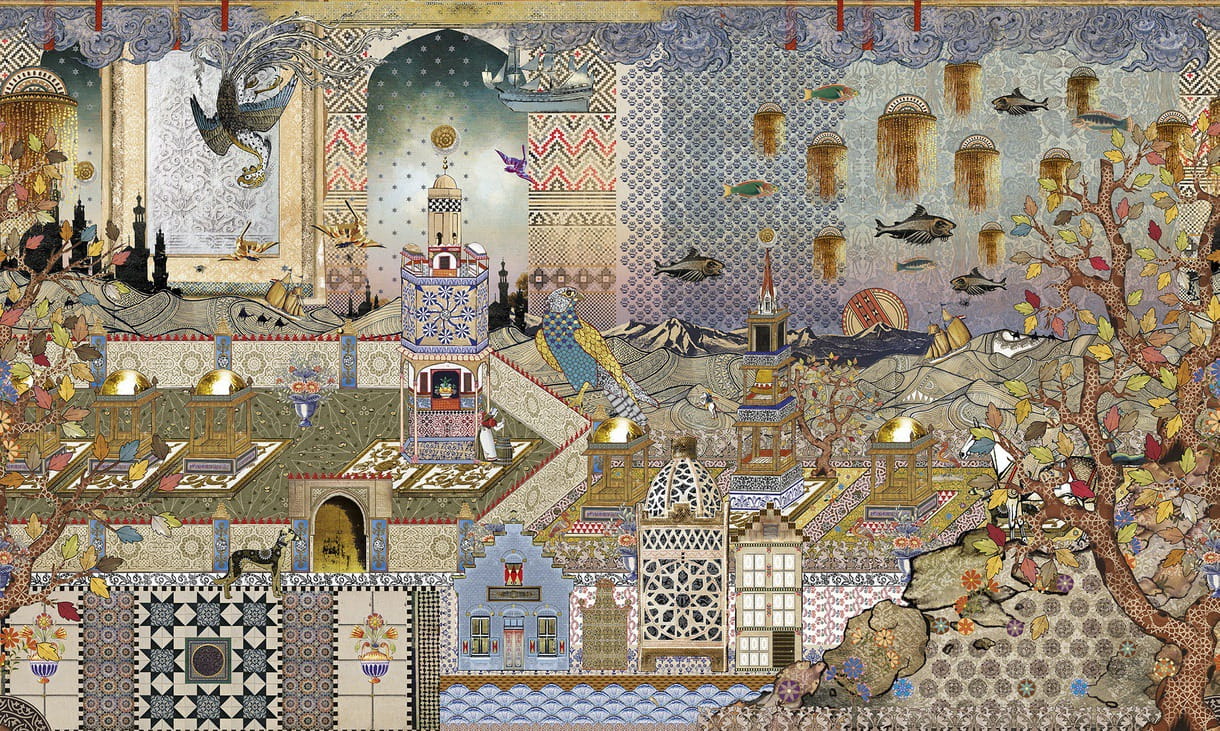 Tapeta w stylu orientalnym London Art15MW Mondrian Doha Wanderlust