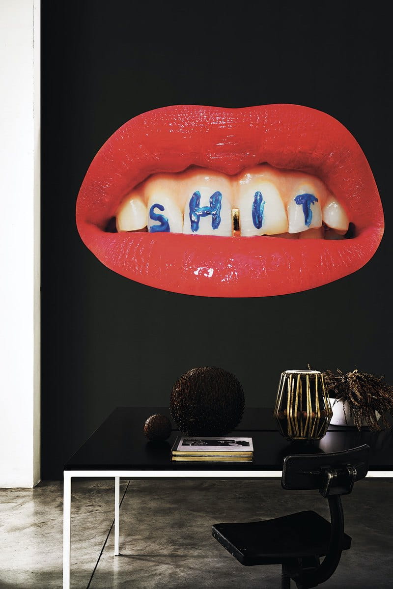 Tapeta Usta London Art 02TP 05 Wash Your Mouth Luxury Shit Toiletpaper