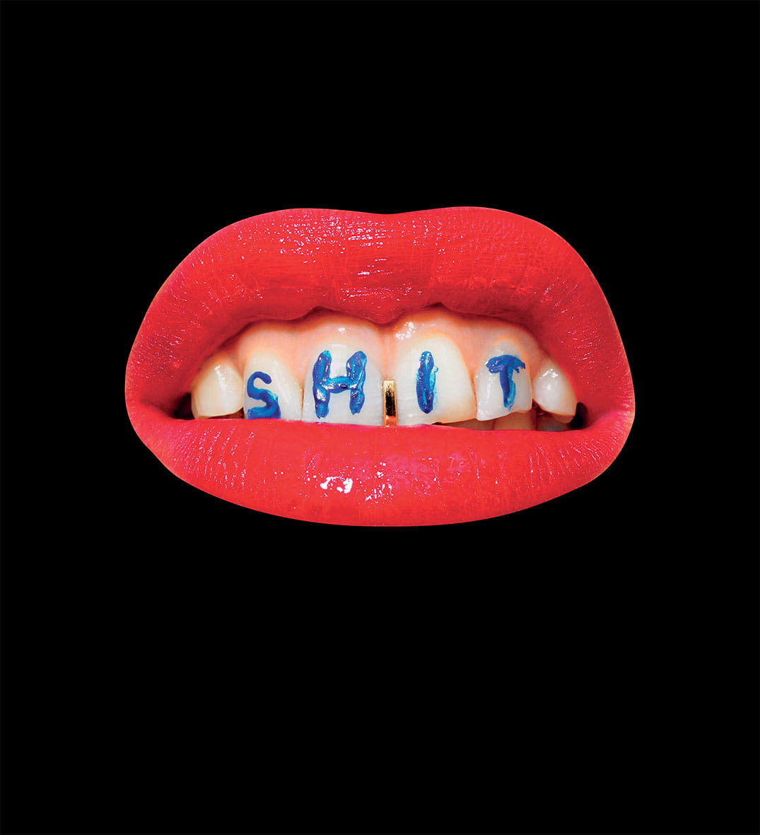 Tapeta Usta London Art 02TP 05 Wash Your Mouth Luxury Shit Toiletpaper