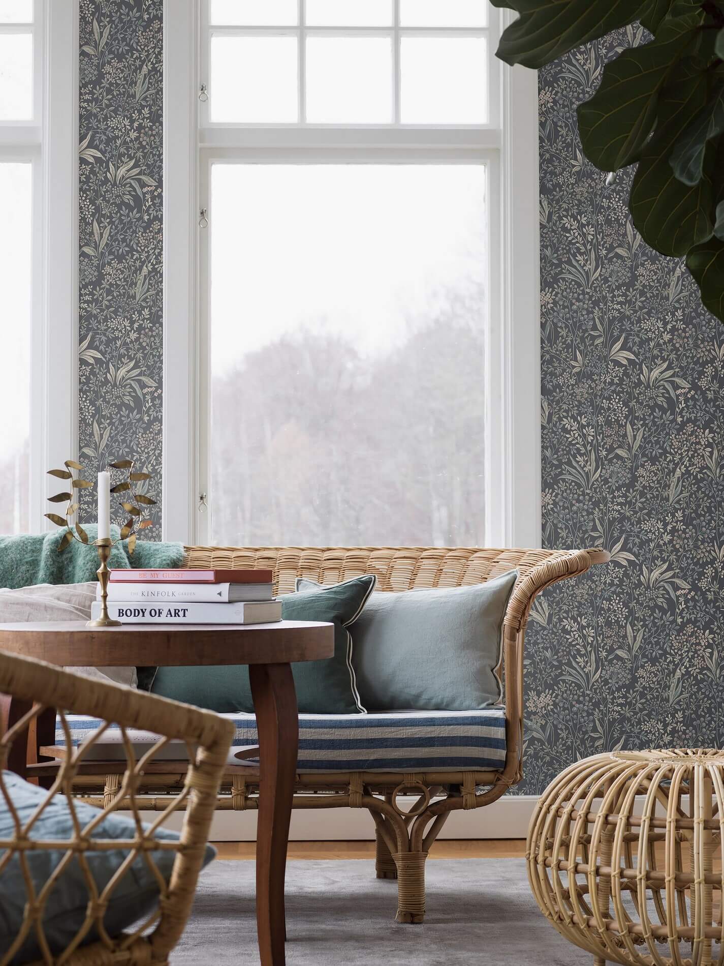 Tapeta łąka Boras Tapeter Nocturne 2024 Vart Arkiv (6334)