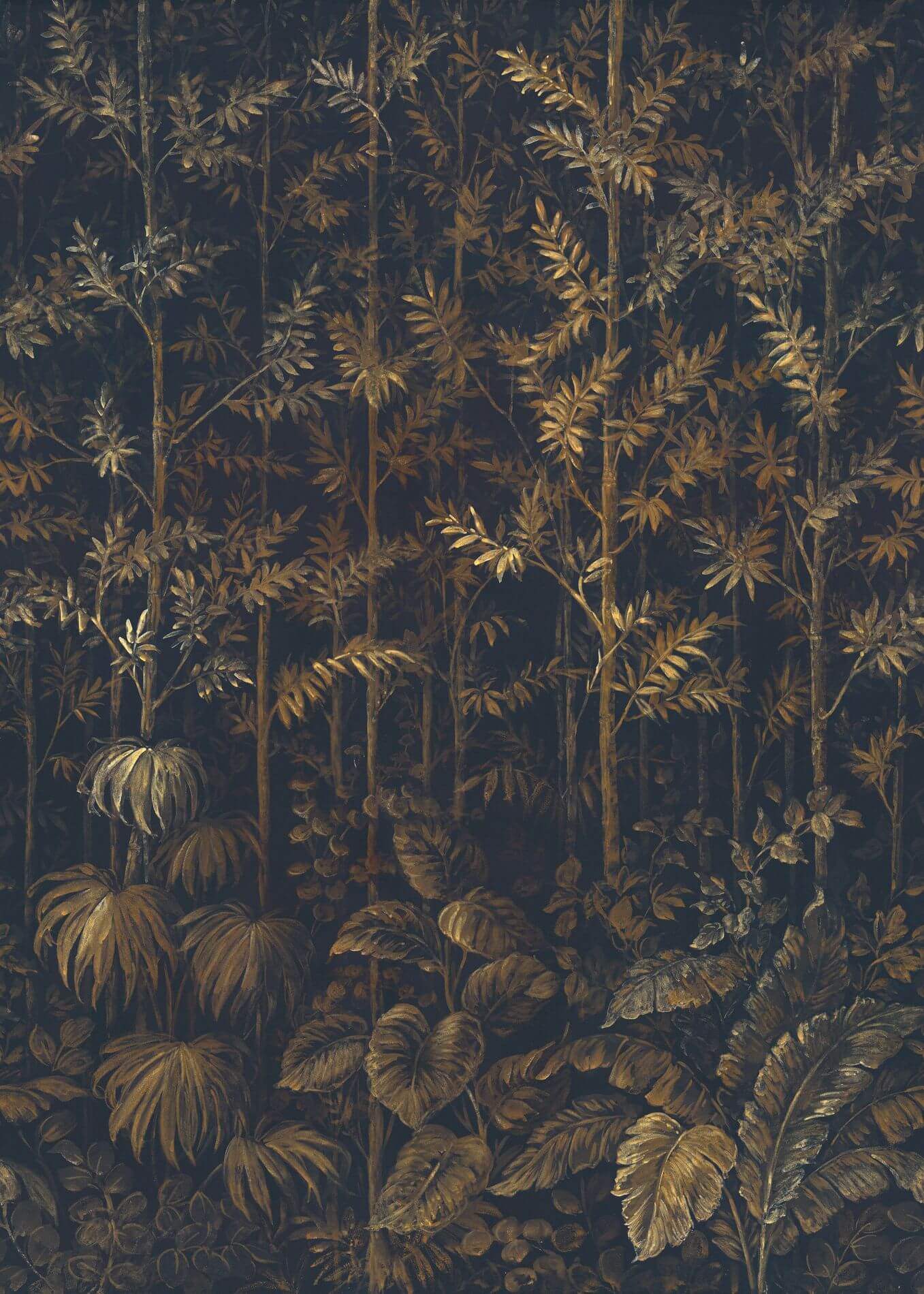Mural z leśnym krajobrazem Casadeco BFM 87099203 Forest Beauty Full Image 2