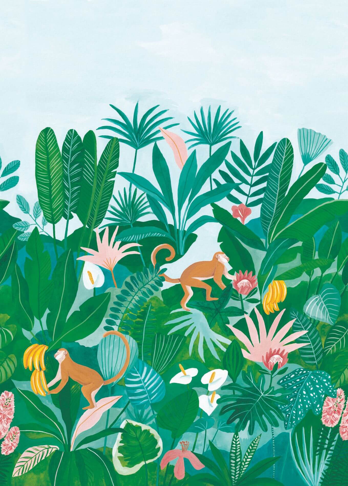 Mural tropikalny Caselio BFM 101467229 Jardin D Eden Beauty Full Image 2