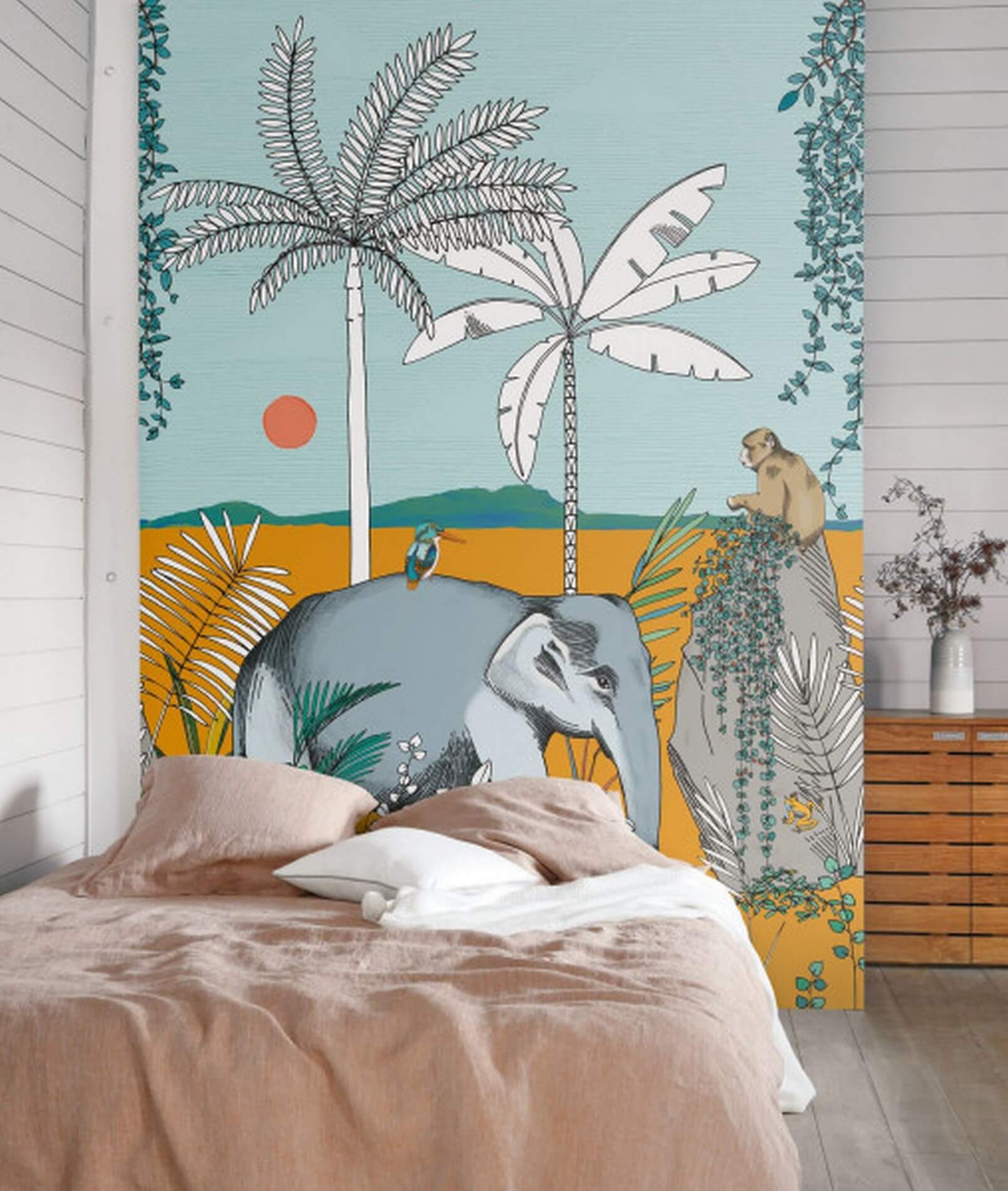Mural z tropikalnym krajobrazem Caselio BFM 101652107 Secret Trip Beauty Full Image 2