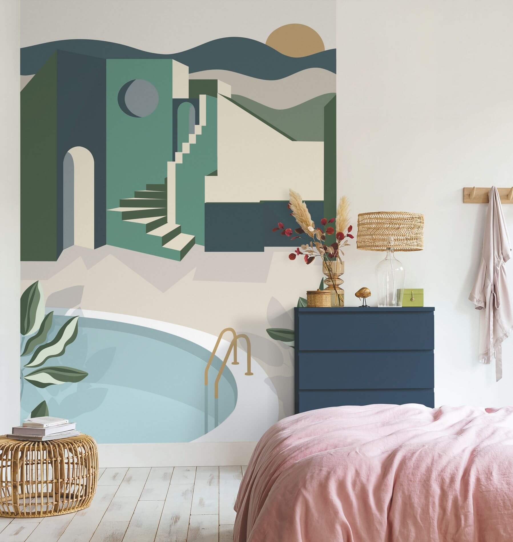 Mural ze wzorem architektury Caselio BFM 102146075 Archways Beauty Full Image 2