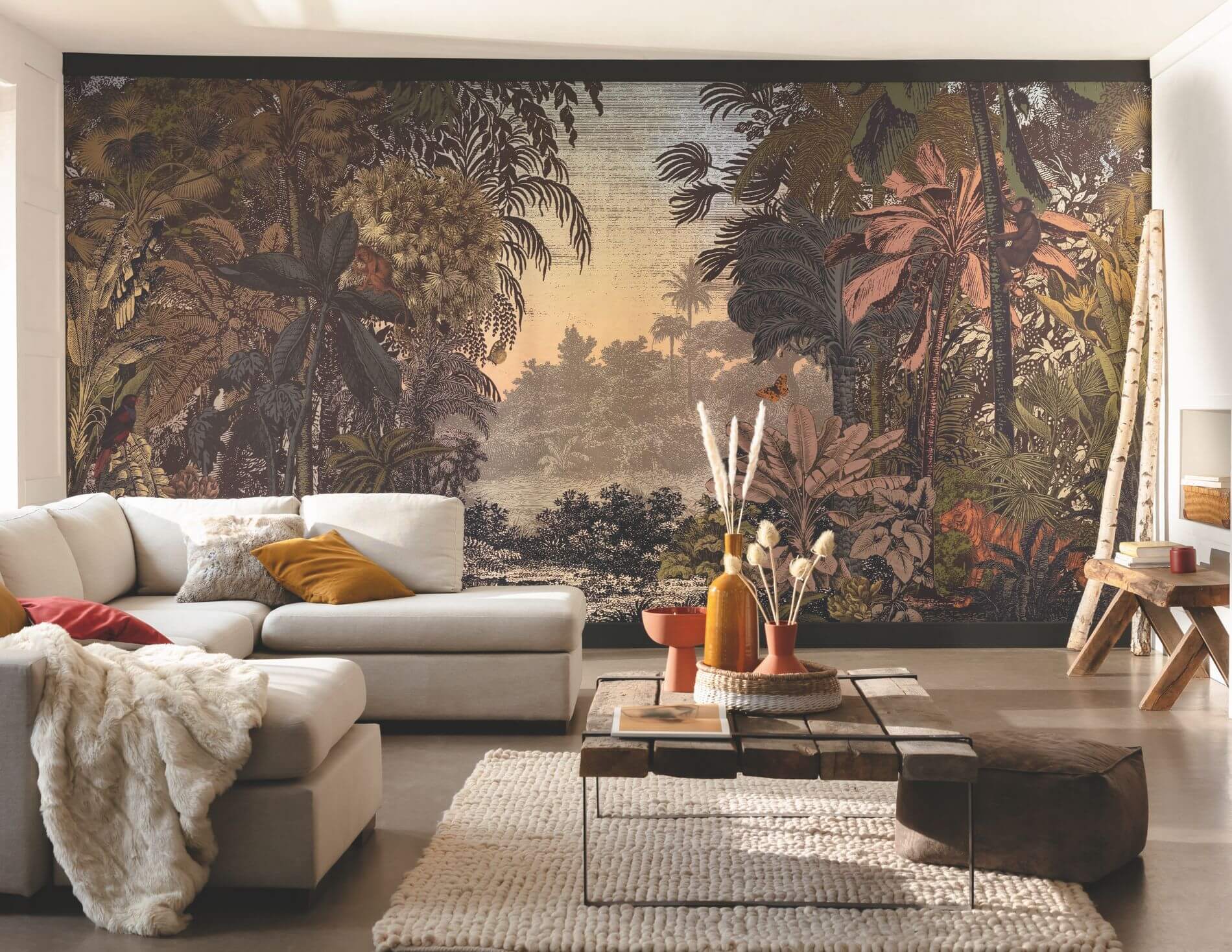 Mural krajobraz dżungli Caselio BFM 102612272 Dreamlike Landscape Beauty Full Image 2