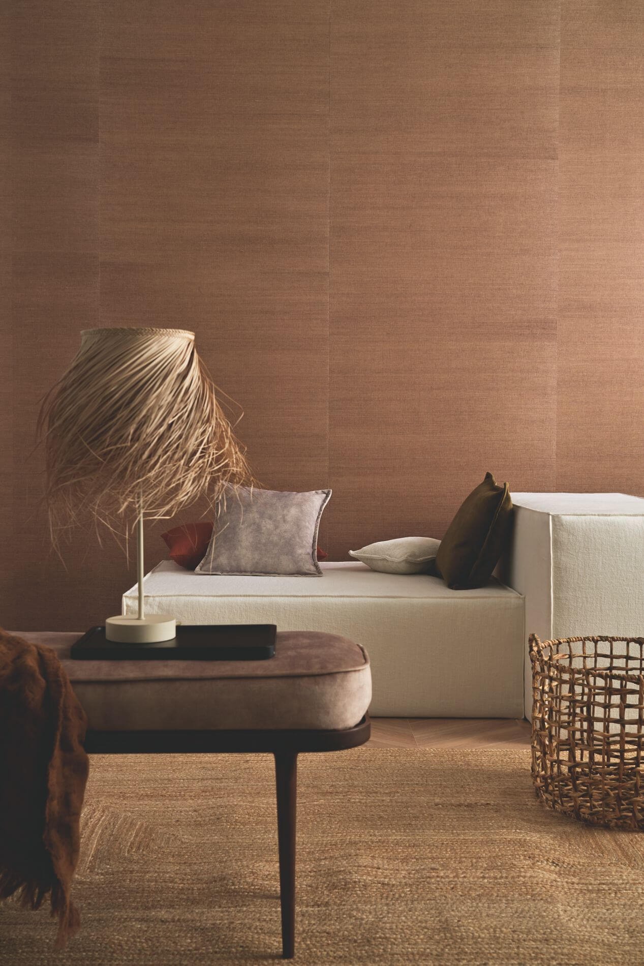 Tapeta naturalna sizalowa Casamance 70854170 Deserti Sisalana