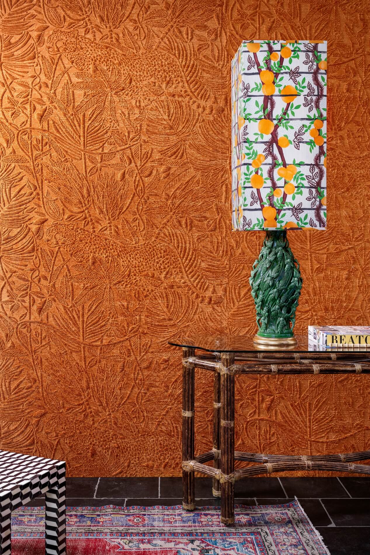 Tapeta tekstylna z tropikalnym wzorem Arte 43001 Panthera Yala