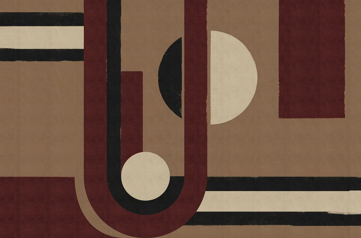 Tapeta z geometrycznym wzorem London Art T01S04 2B ALL THE MADMEN The Daydreamer