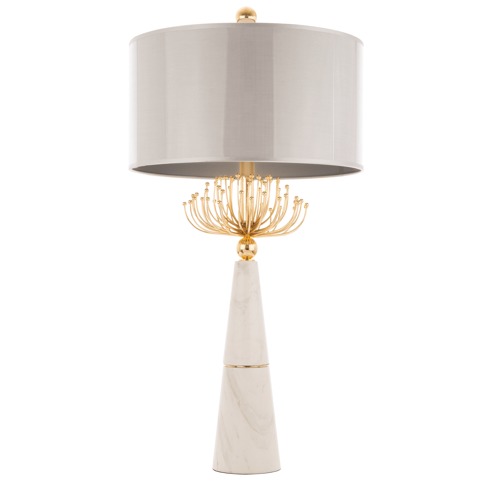 Ekskluzywna lampa stołowa z marmuru Cartagena T02004AU Cosmo Light