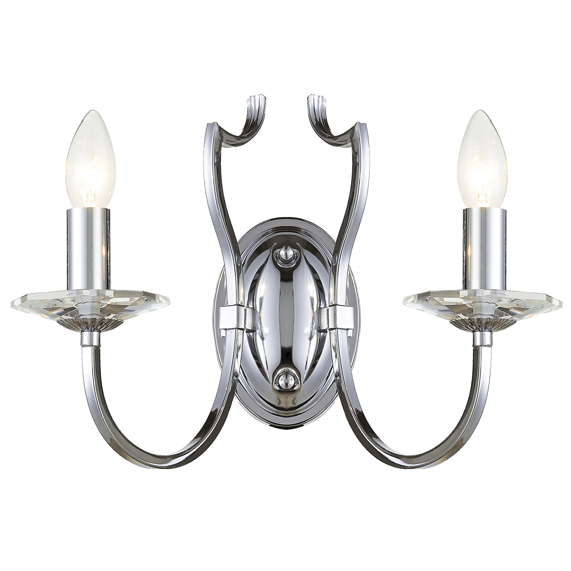 Kinkiet w stylu nowojorskim Riga W02779CH Cosmo Light