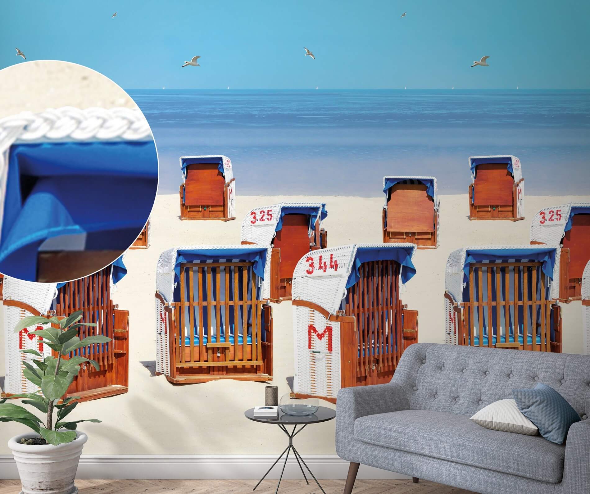 Fototapeta Plaża Marburg 47218 Smart Art Easy