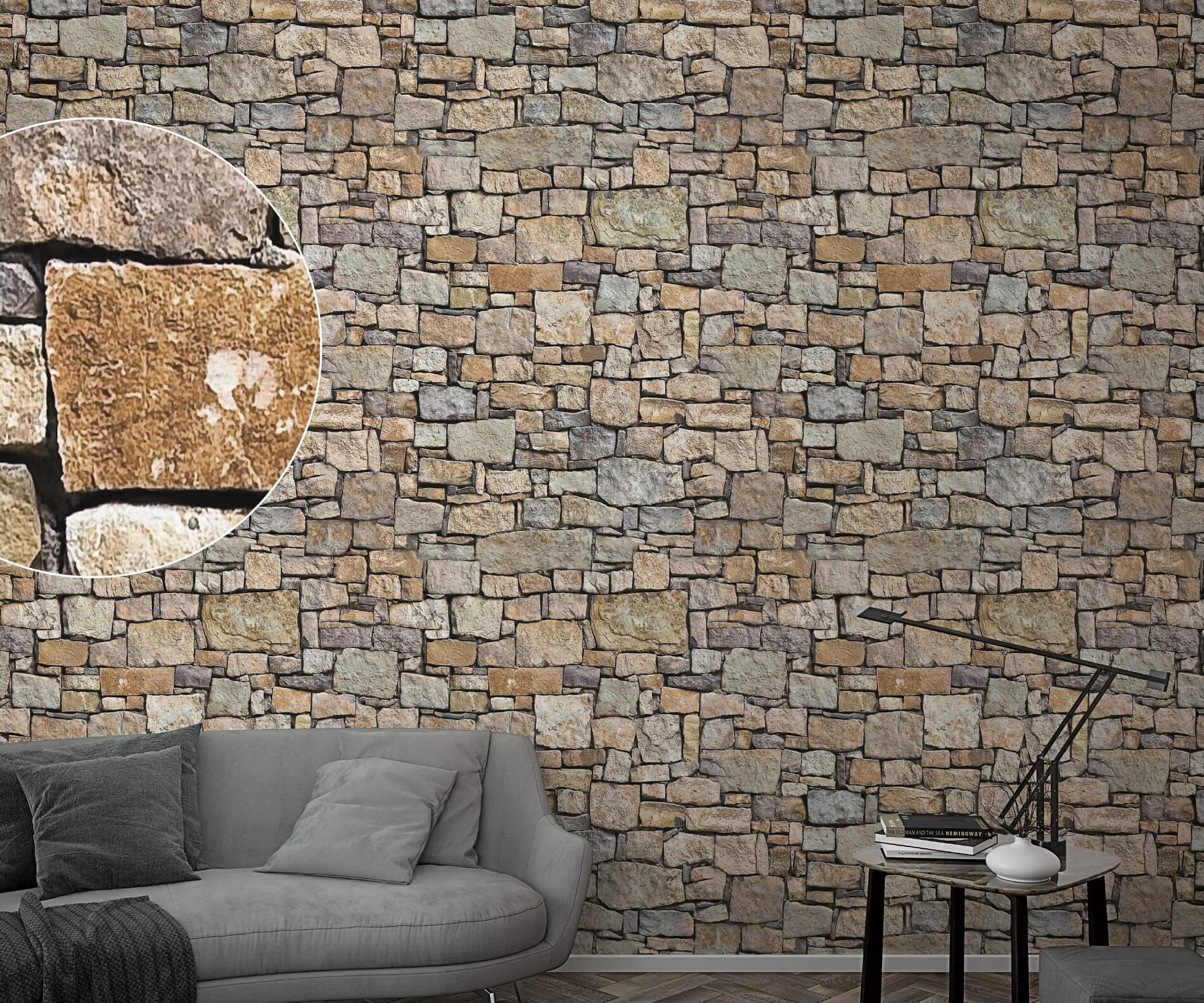 Fototapeta Kamienny Mur Marburg 47262 Smart Art Easy