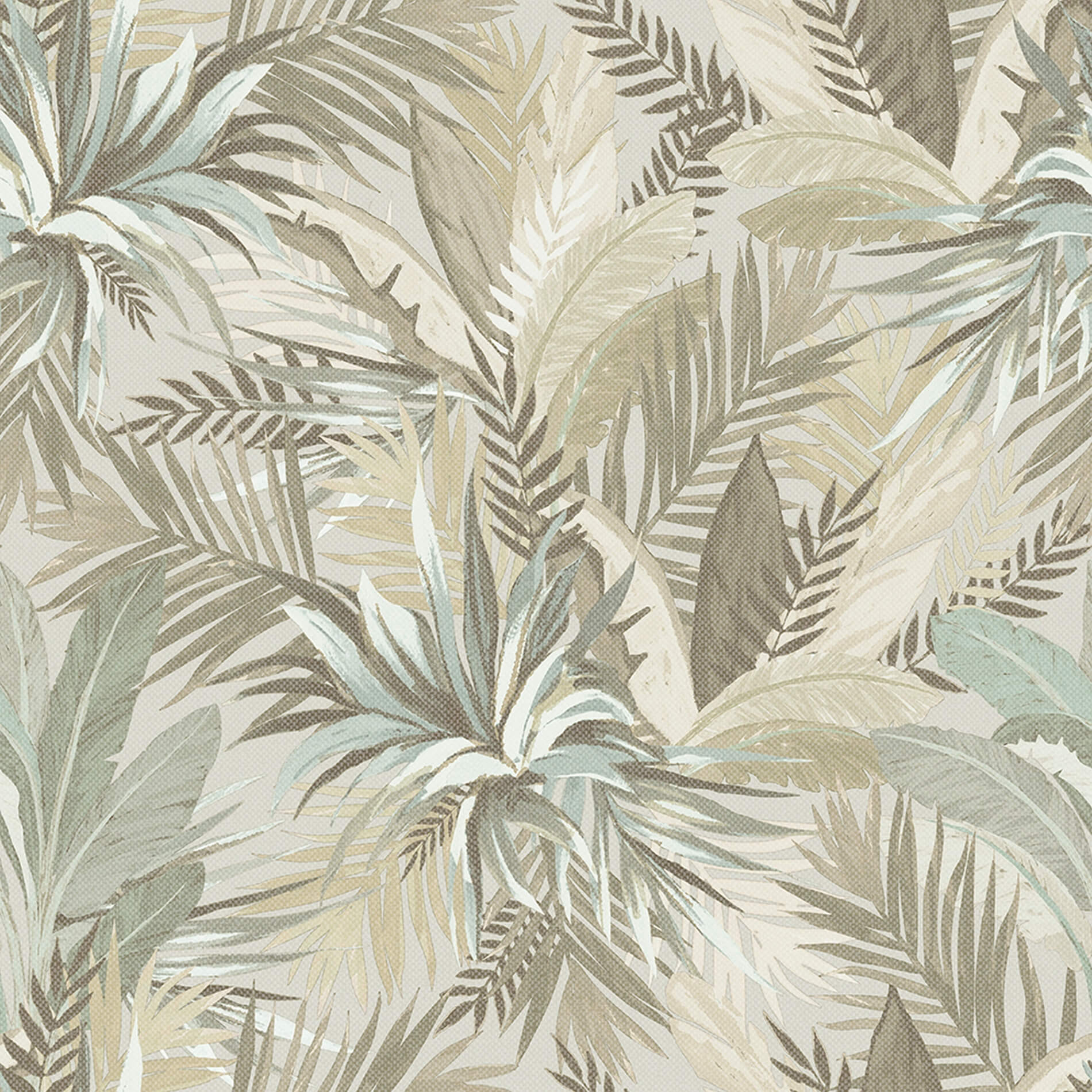 Tapeta Tropikalne Liście J&V 6511 Banano & Felci 181 Lemuria