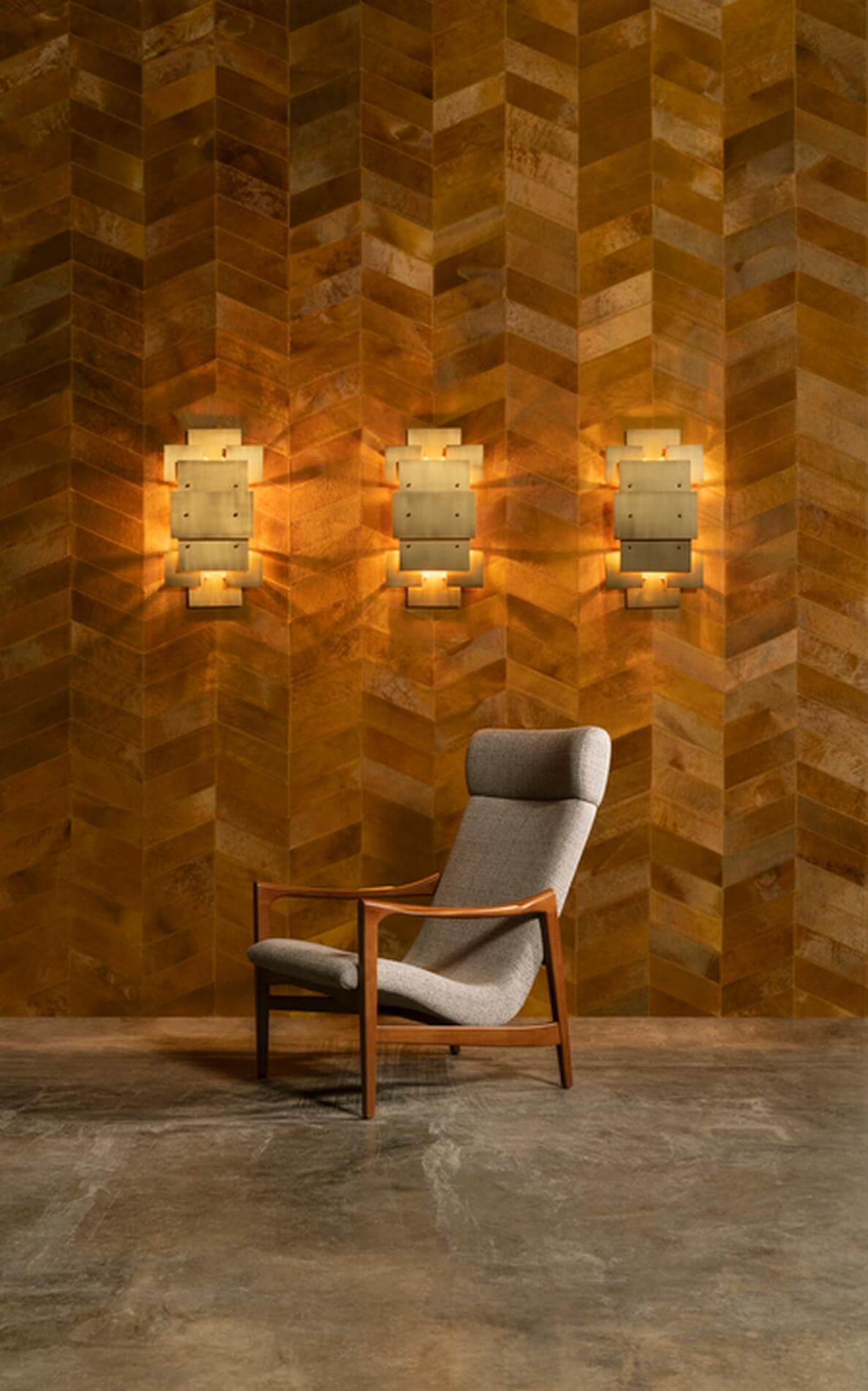 Tapeta Skórzana Jodełka Arte 33530 Montage Les Cuirs