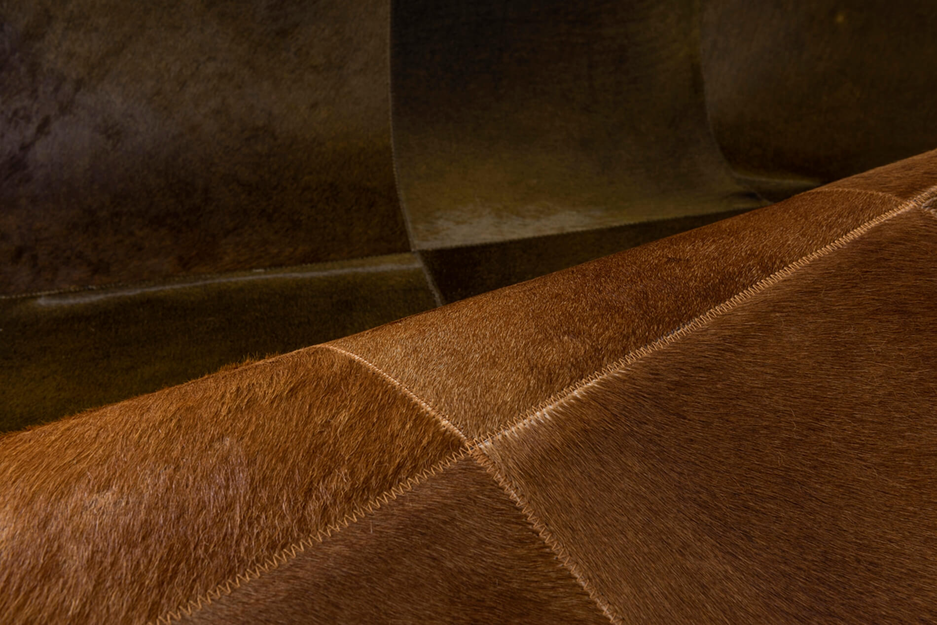 Tapeta Skórzana Patchwork Arte 33503 Rectangle Les Cuirs