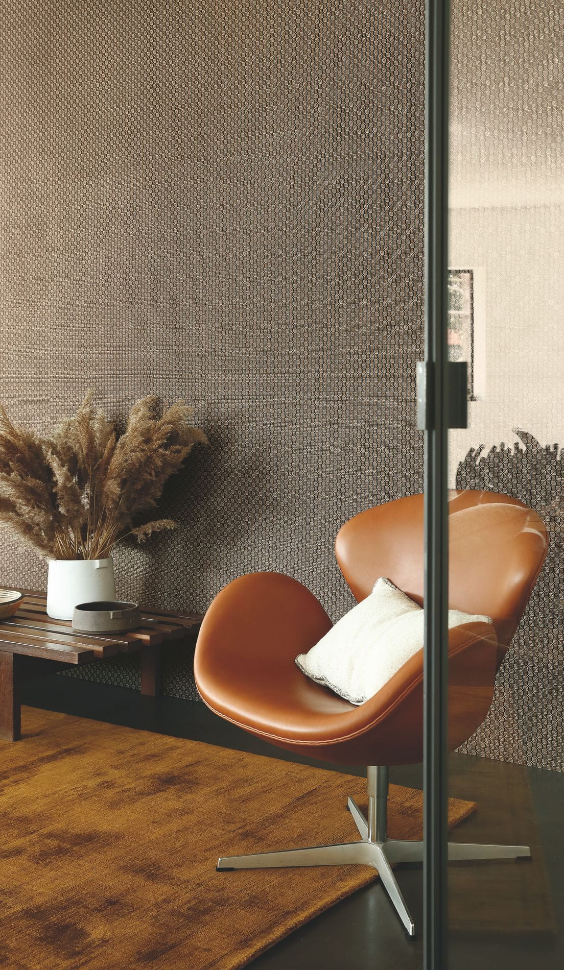 Tapeta z geometrycznym wzorem Casamance 74791230 Franz Select 7