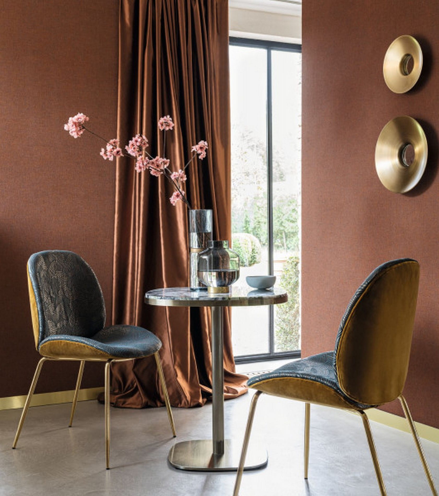 Tapeta imitująca płótno Casamance 75021222 Rhodium Select 7