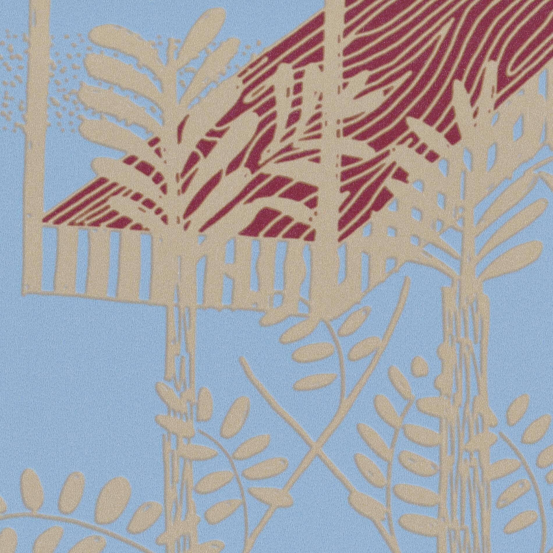 Tapeta w orientalnym stylu Elitis TP320 03 Siam Les Petites Histoires