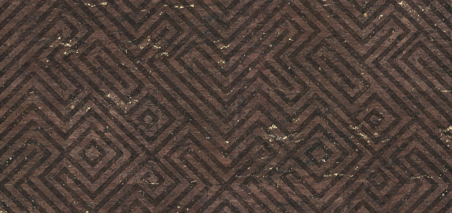 Tapeta Geometryczna Naturalny Korek Elitis RM988 72 Labyrinthe Essence De Liege