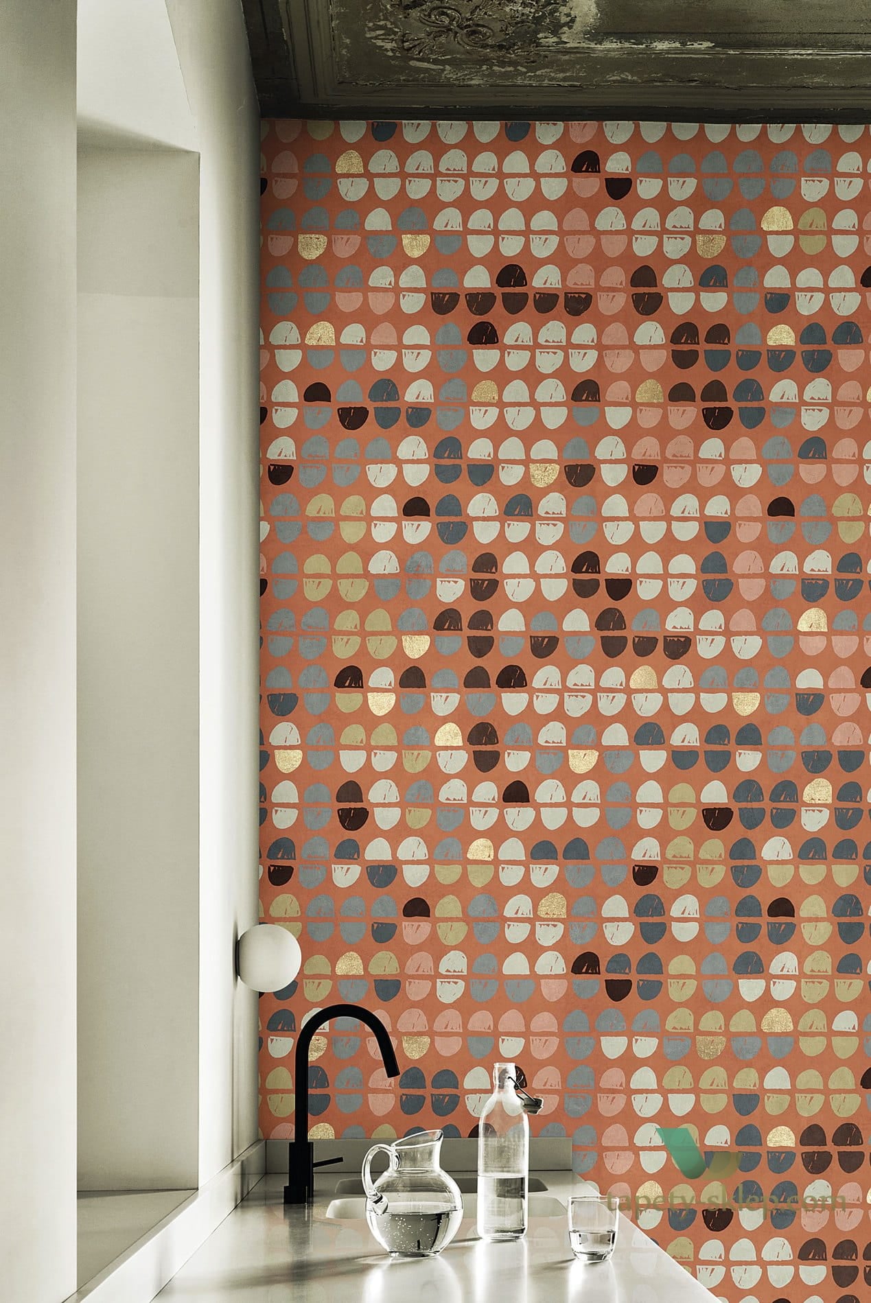 Tapeta Łazienkowa Londonart 20511 01 Nuts GlassWallpaper 2020