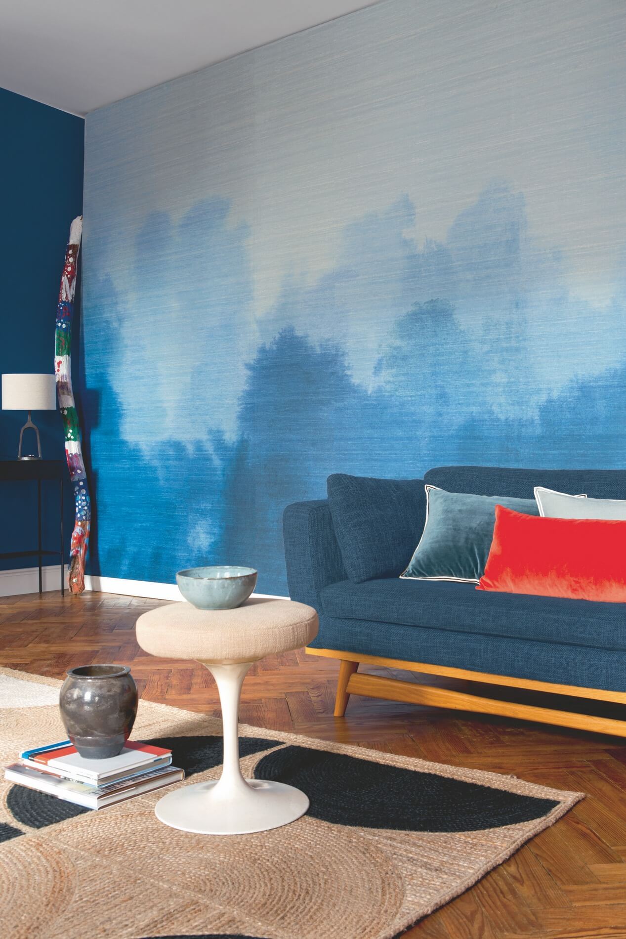 Mural las we mgle Elitis VP933 01 Brume Soie Changeante