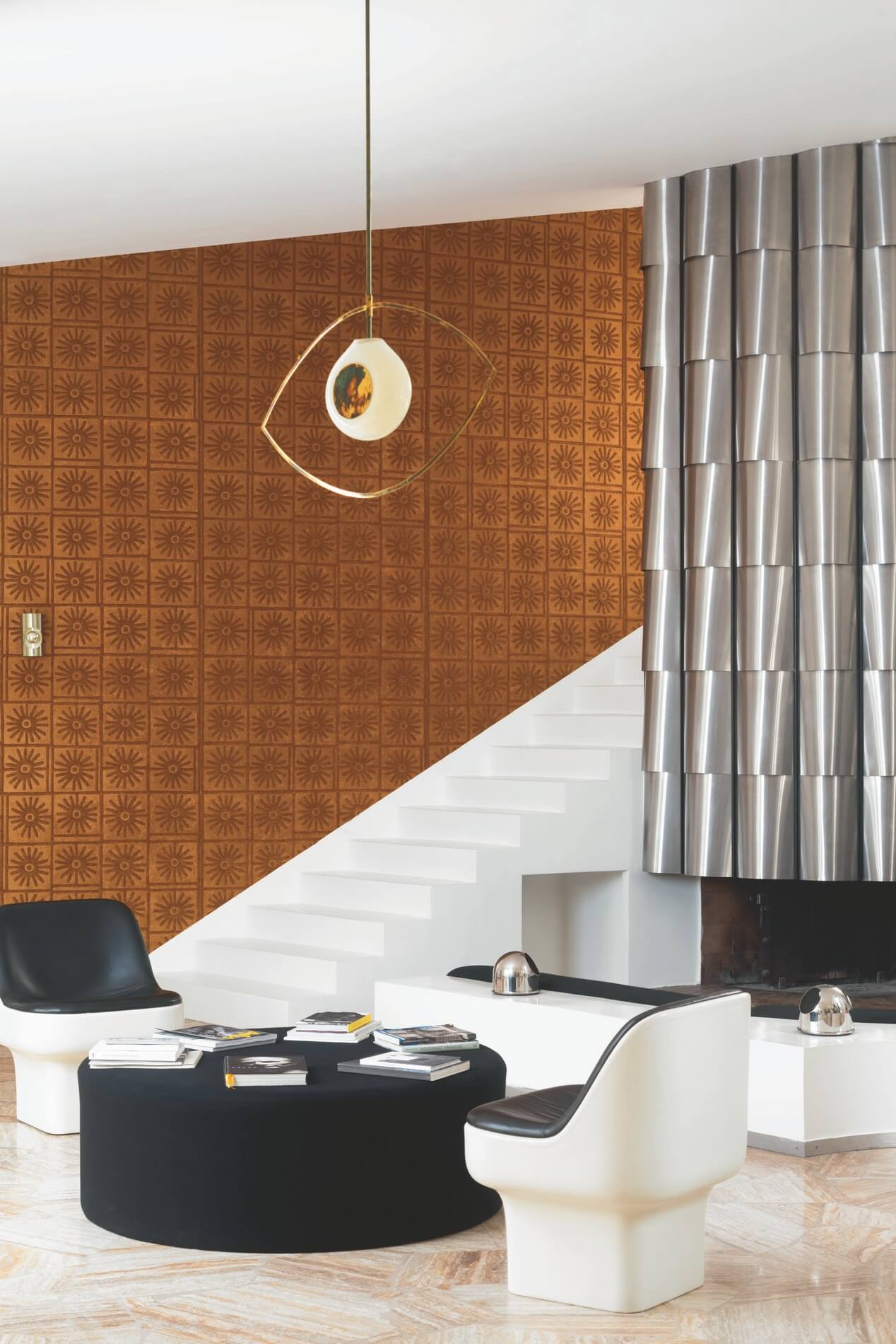 Tapeta Tekstylna Kafelki Elitis RM1004 04 Helios Galerie