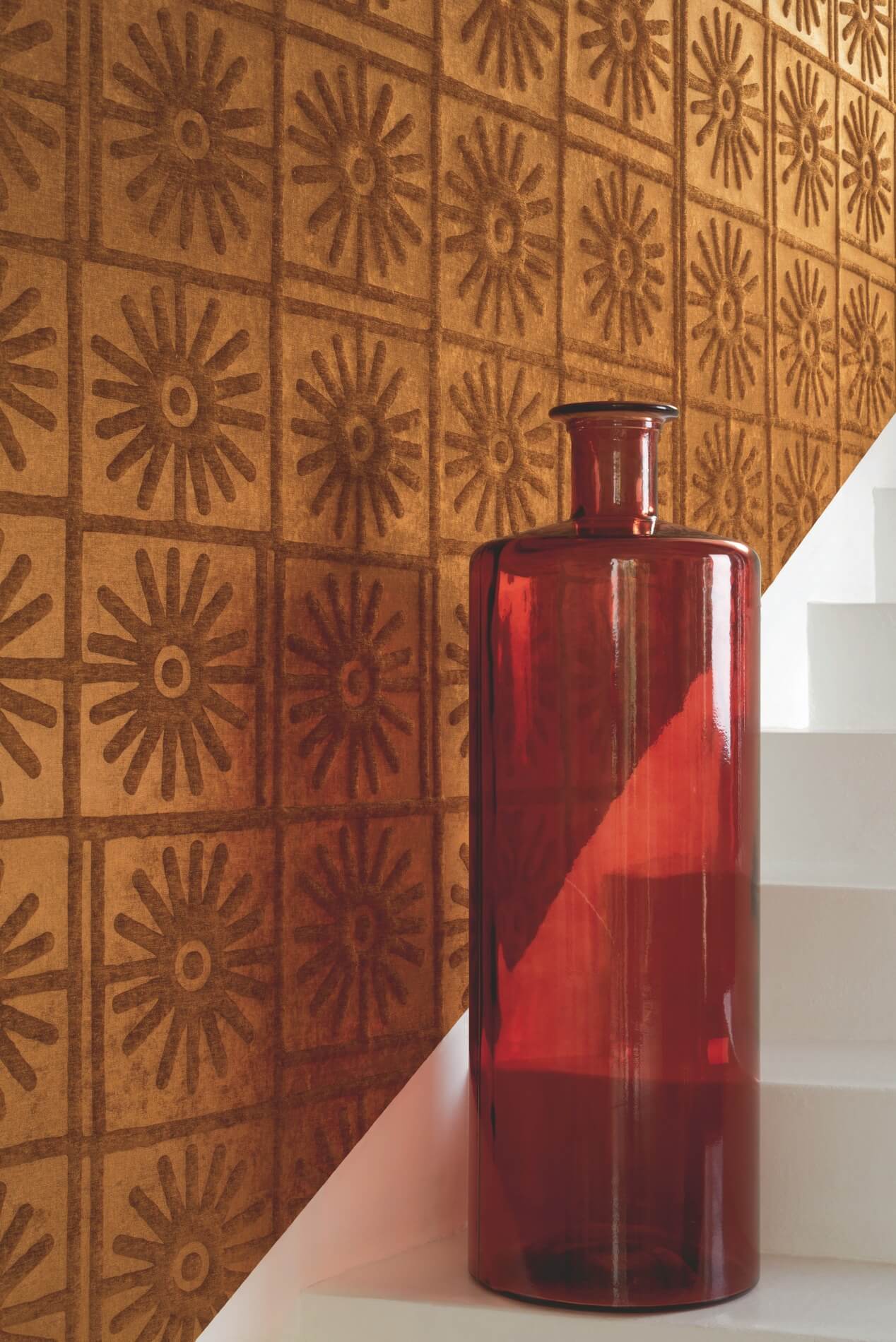 Tapeta Tekstylna Kafelki Elitis RM1004 04 Helios Galerie