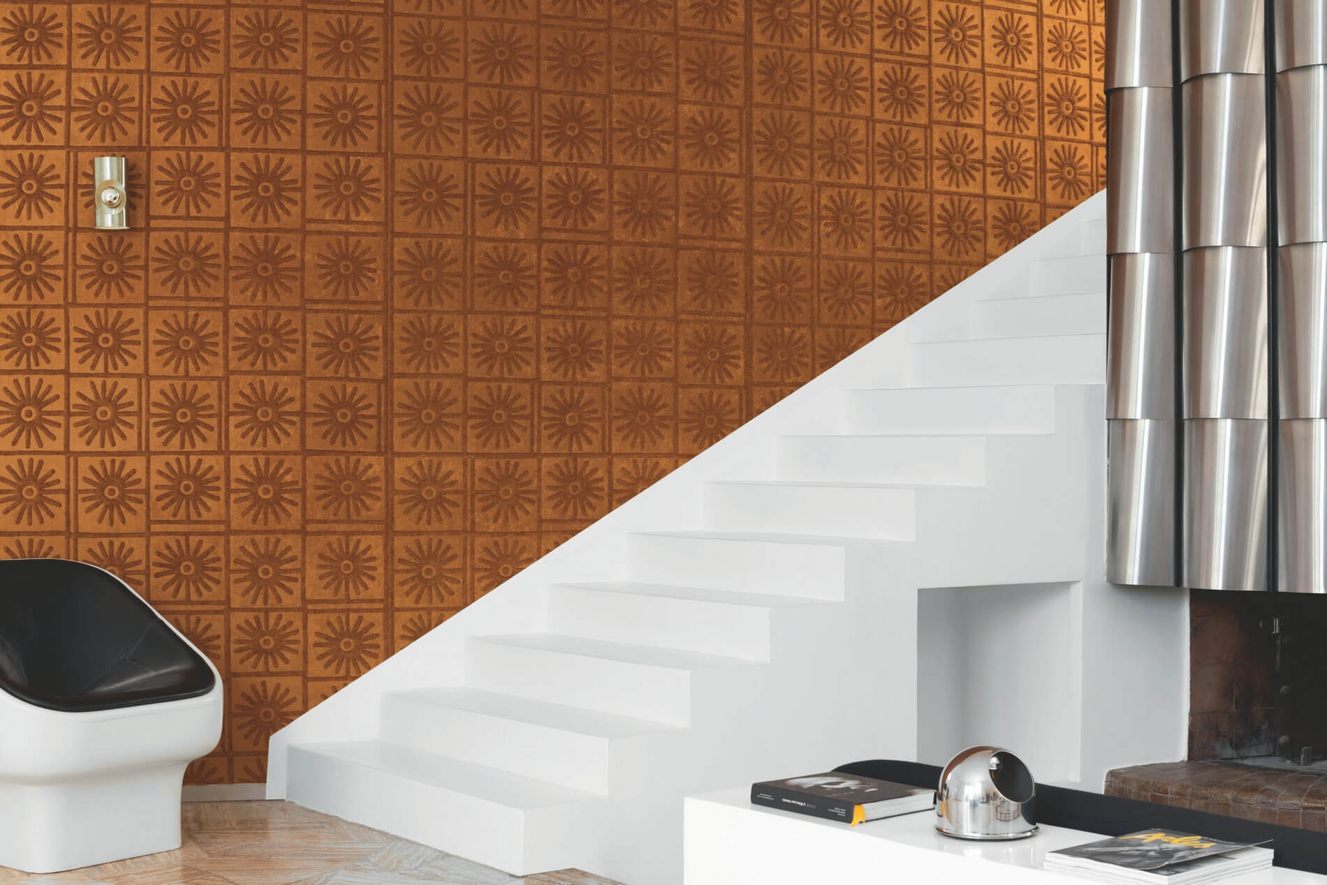 Tapeta Tekstylna Kafelki Elitis RM1004 80 Helios Galerie