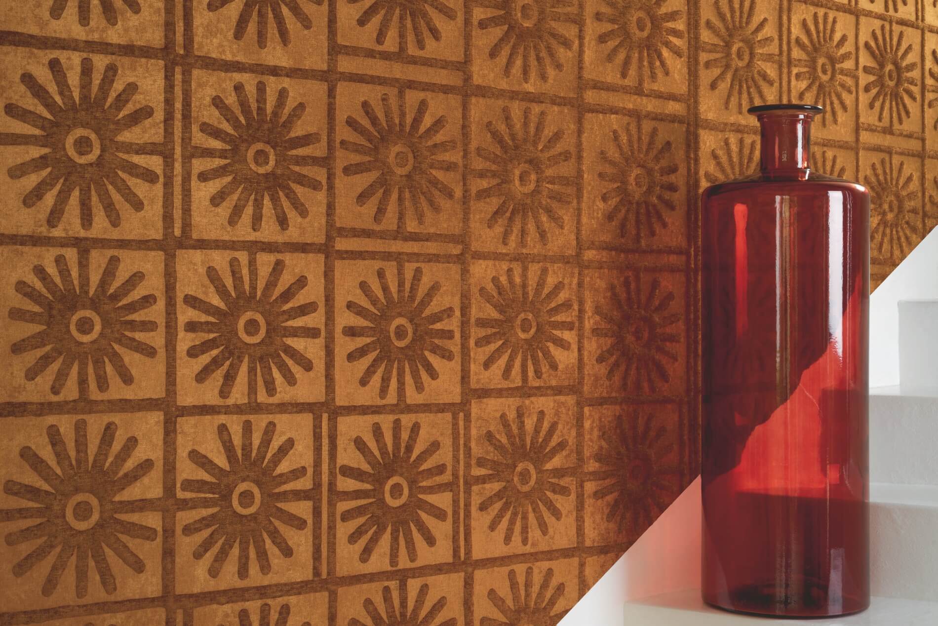 Tapeta Tekstylna Kafelki Elitis RM1004 80 Helios Galerie