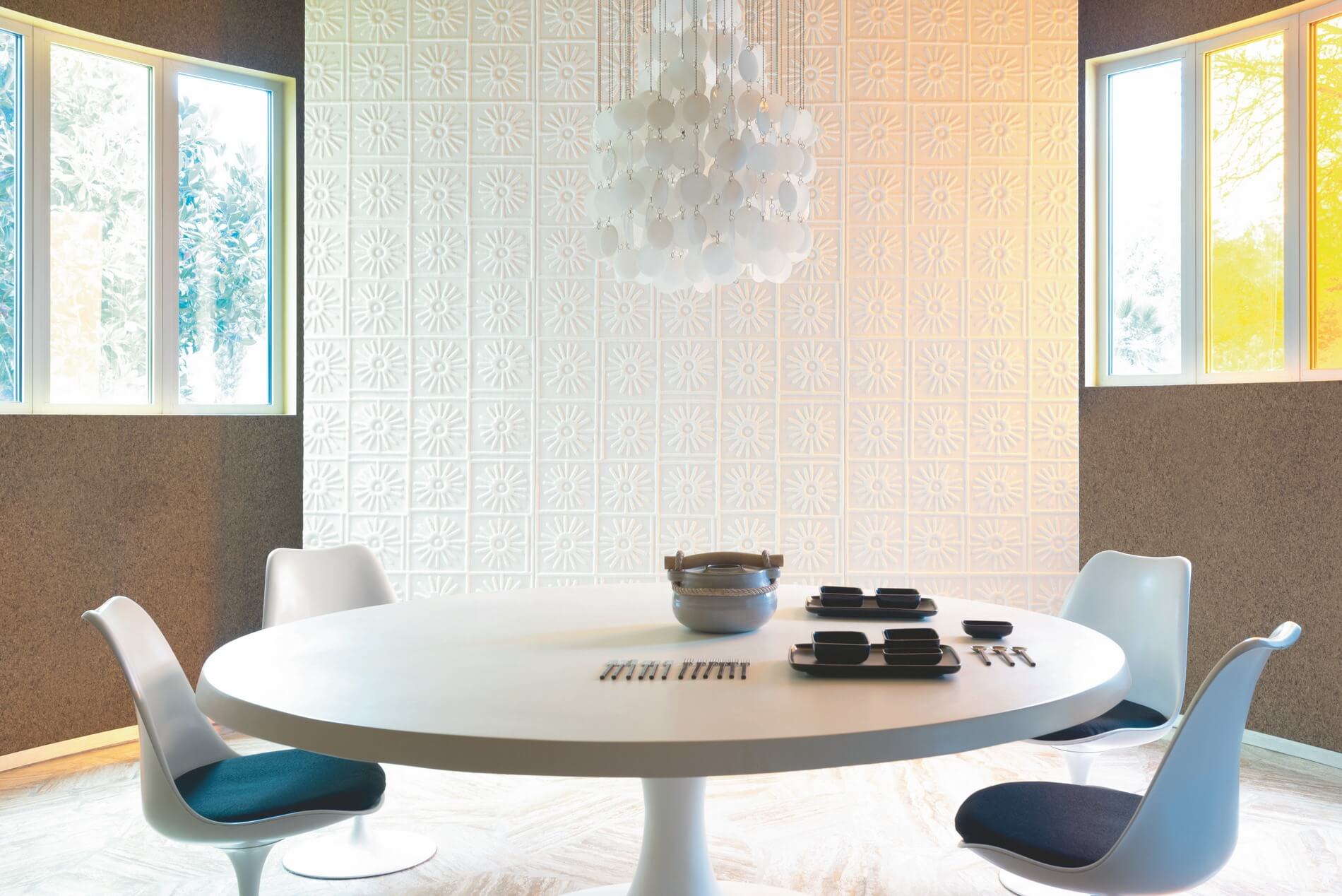 Tapeta Tekstylna Kafelki Elitis RM1005 01 Helios Lin Galerie