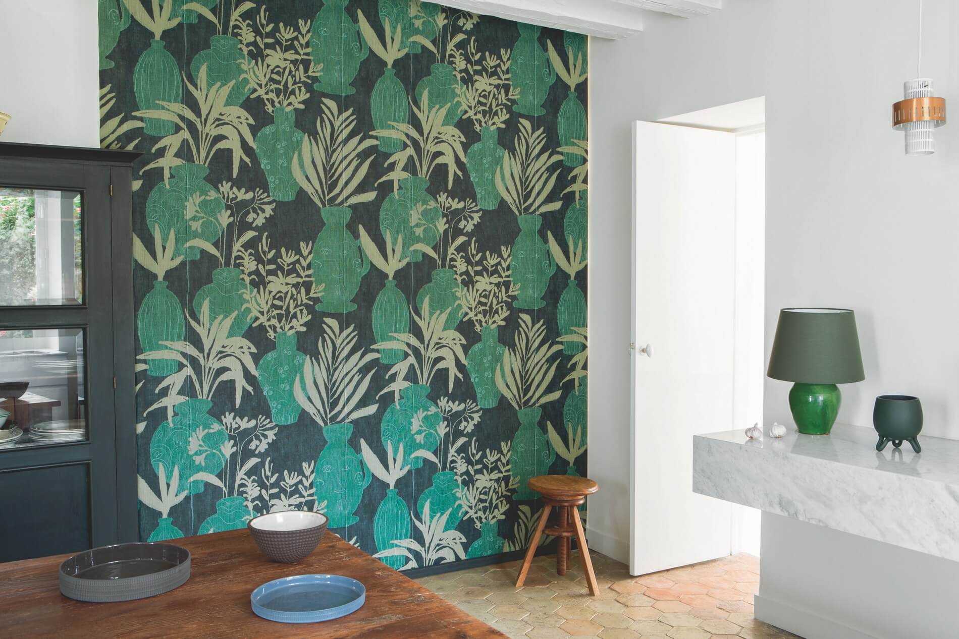 Tapeta Botaniczna Elitis VP925 02 Ulysse Volver