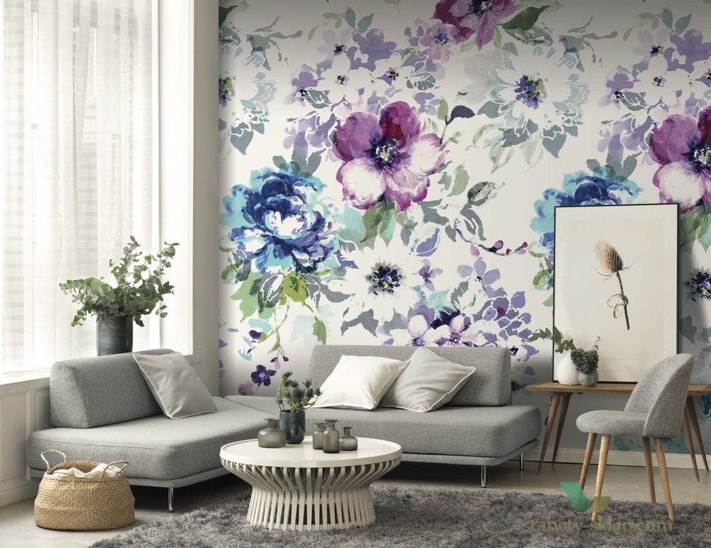 Mural w kwiaty Casadeco 89395242 Beauty Full Image