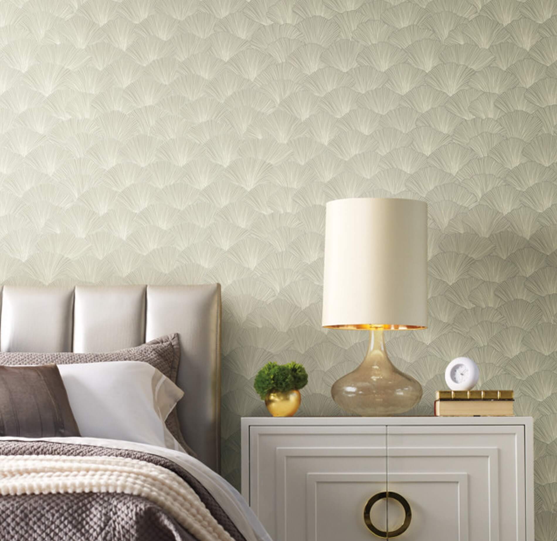 Tapeta Liście Ginkgo Biloba York CI2331 Luminous Ginkgo Candice Olson Modern Artisan 2