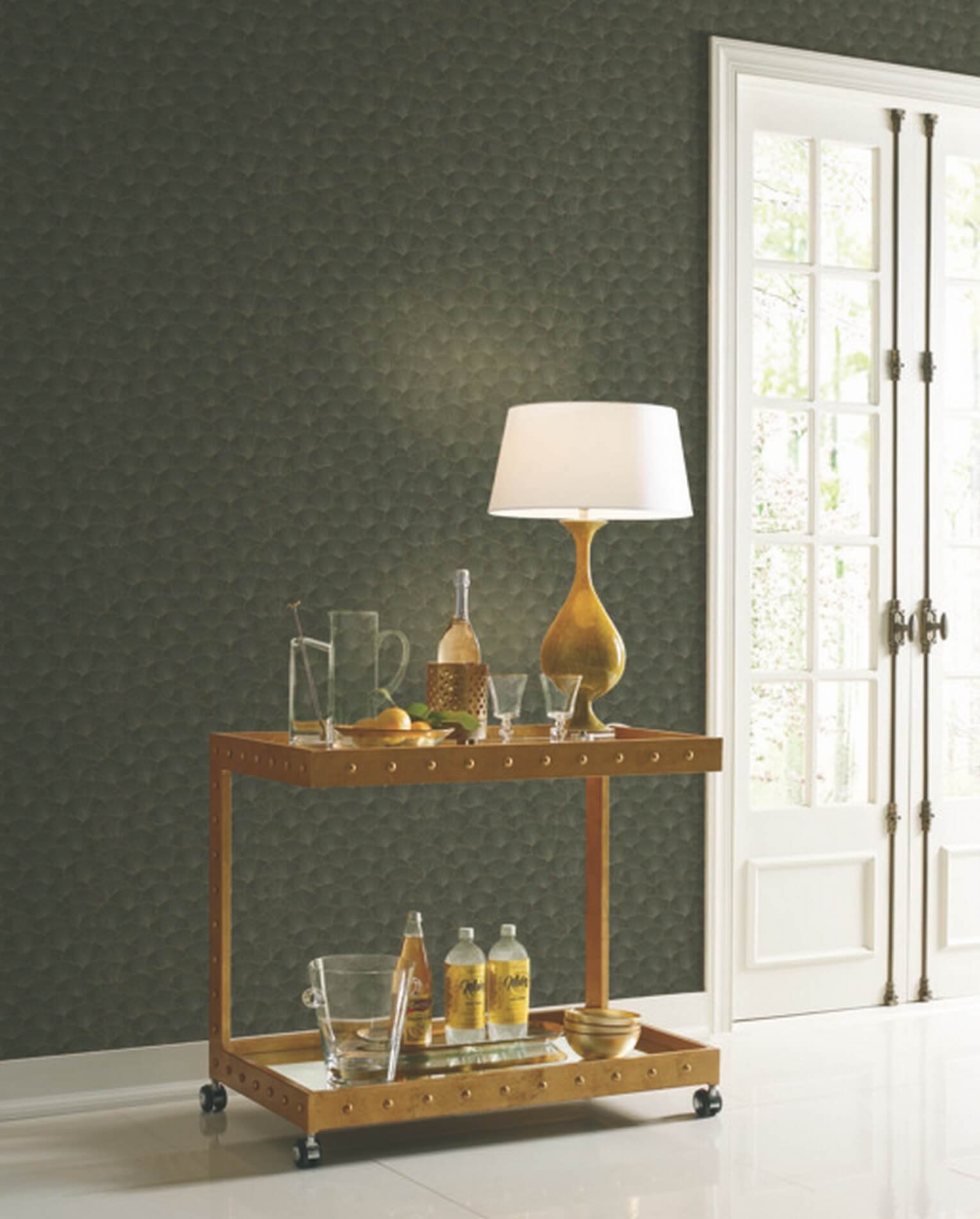 Tapeta Liście Ginkgo Biloba York CI2336 Luminous Ginkgo Candice Olson Modern Artisan 2