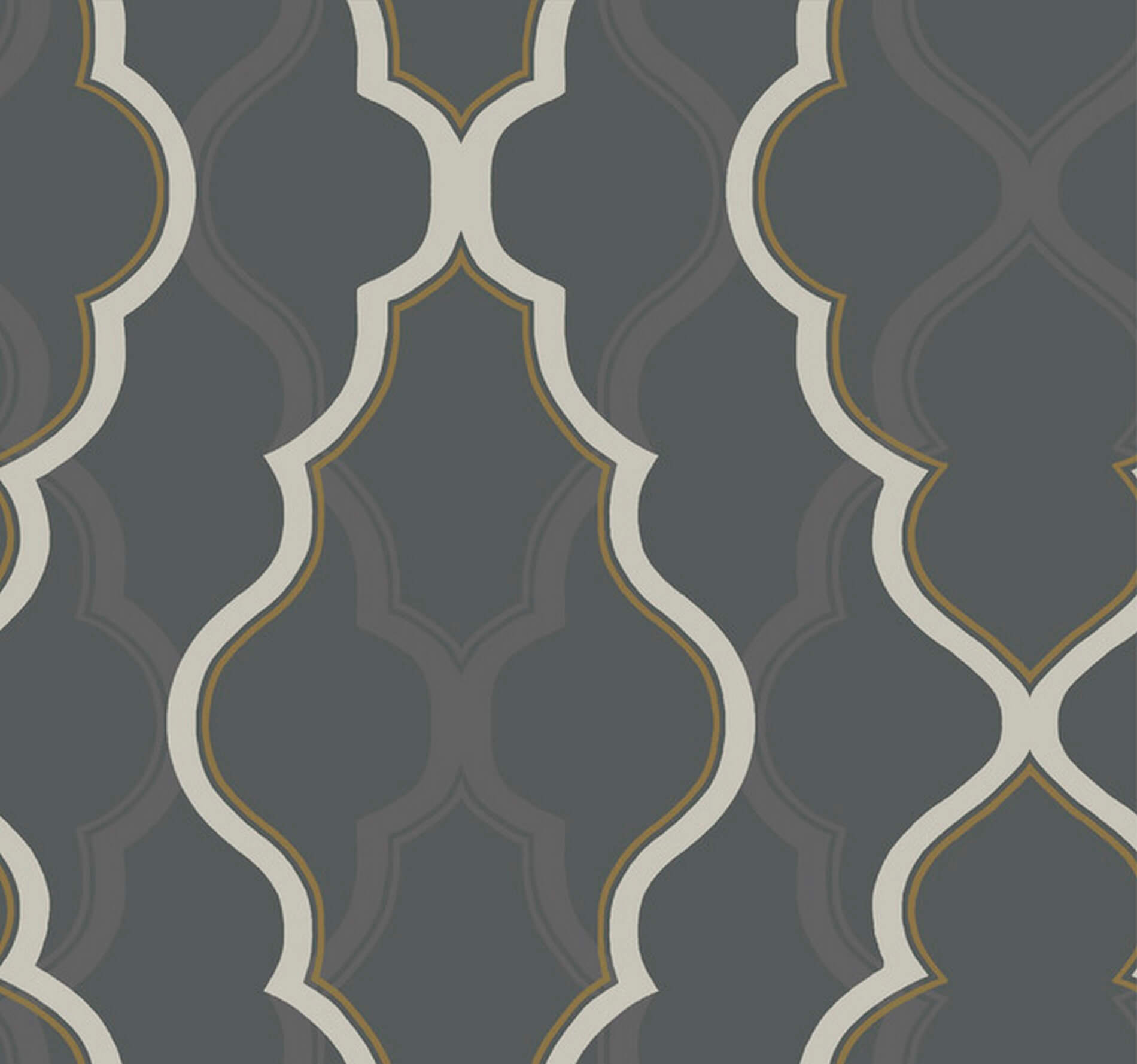 Tapeta Koniczyna Marokańska York CI2395 Double Damask Candice Olson Modern Artisan 2